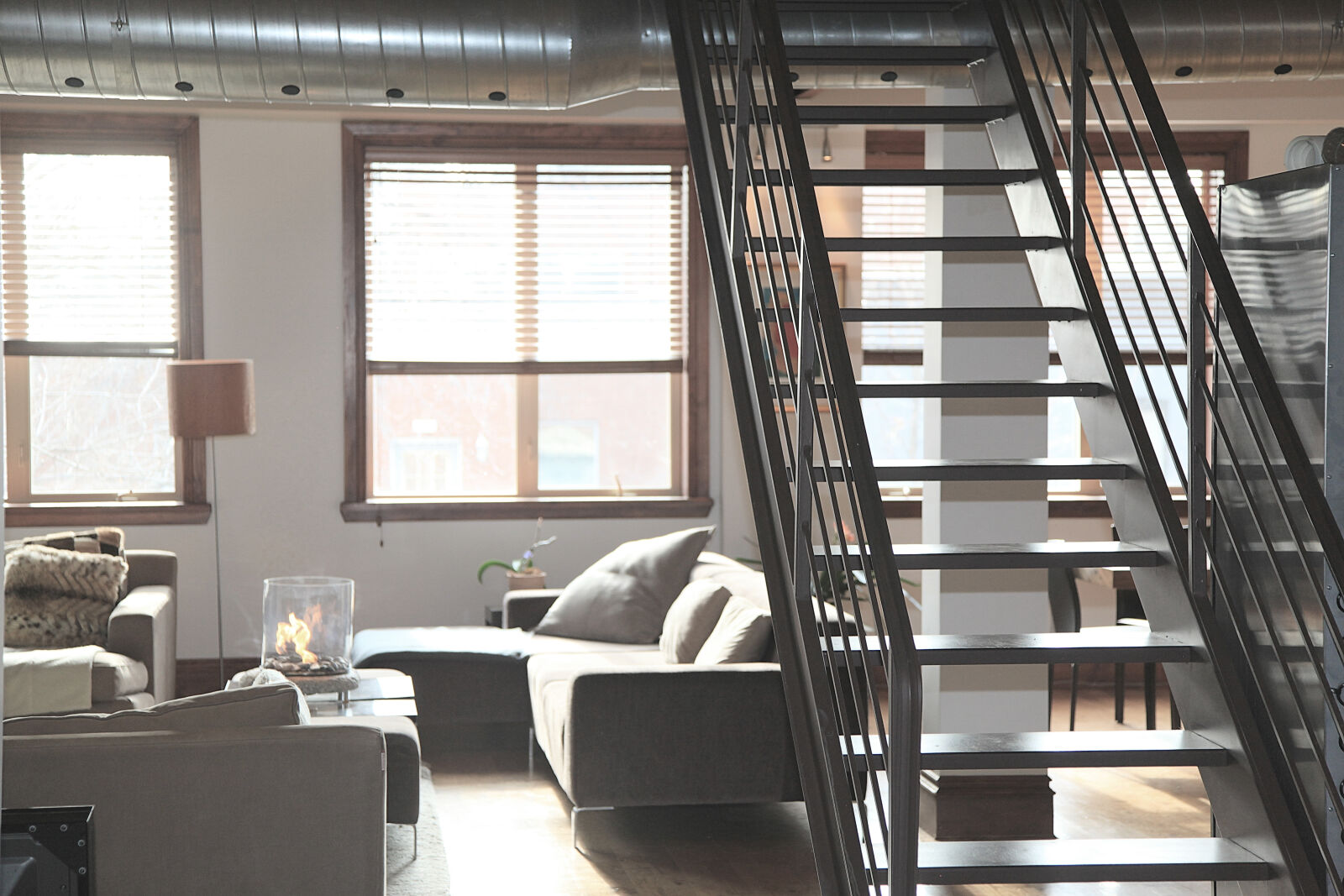 Canon EF 24-105mm F4L IS USM sample photo. Stairs, home, loft, lifestyle photography