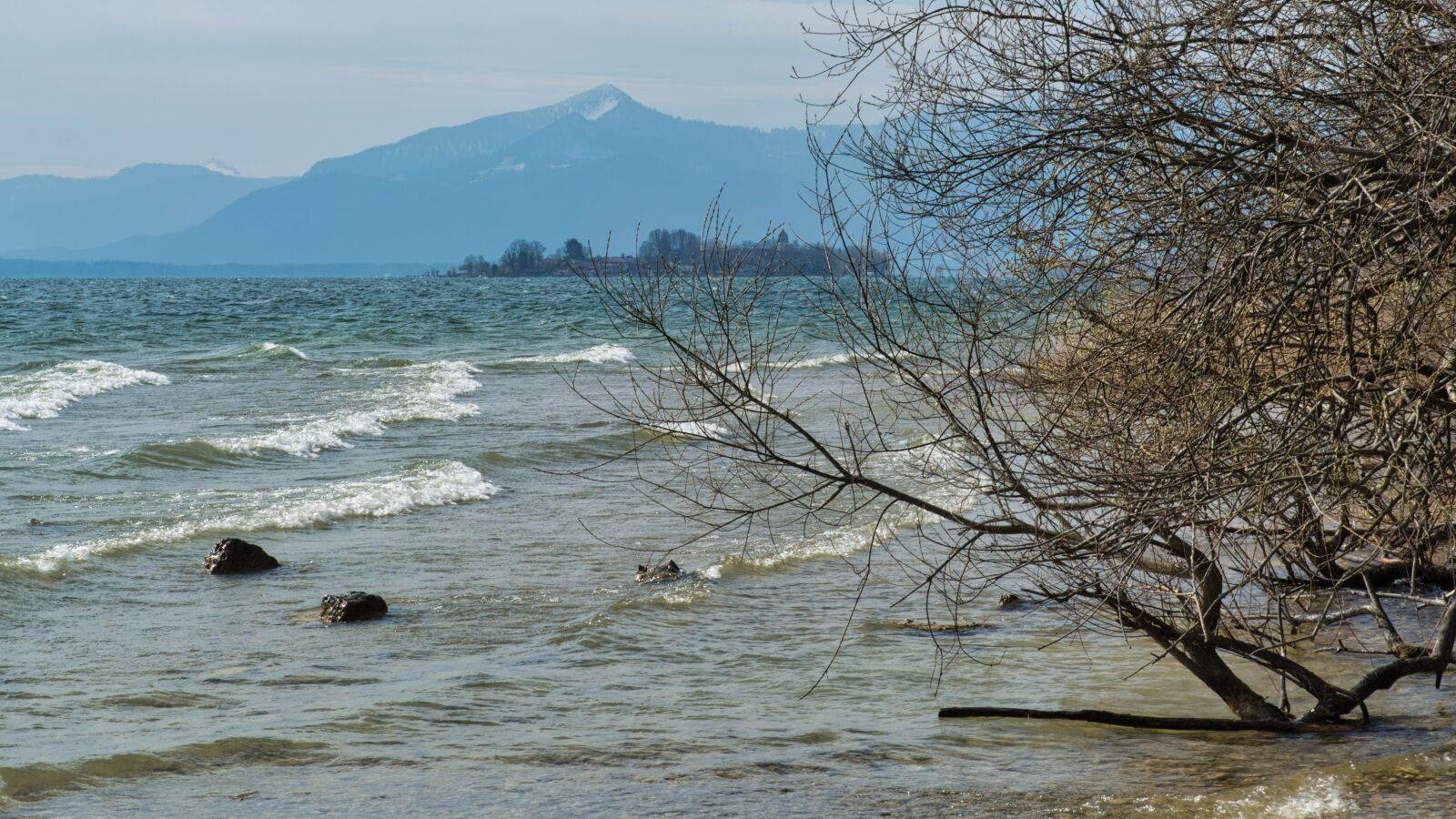 Nikon D7100 sample photo. Landscape, chiemsee, water photography