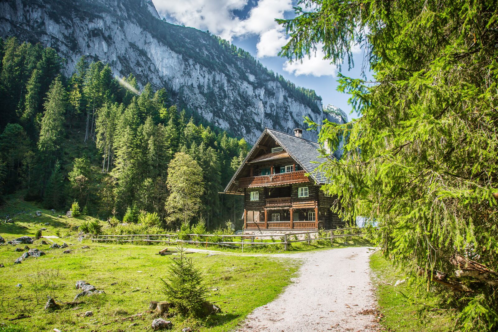 Canon EF 24-105mm F4L IS USM sample photo. Gosau, alpine, mountains photography