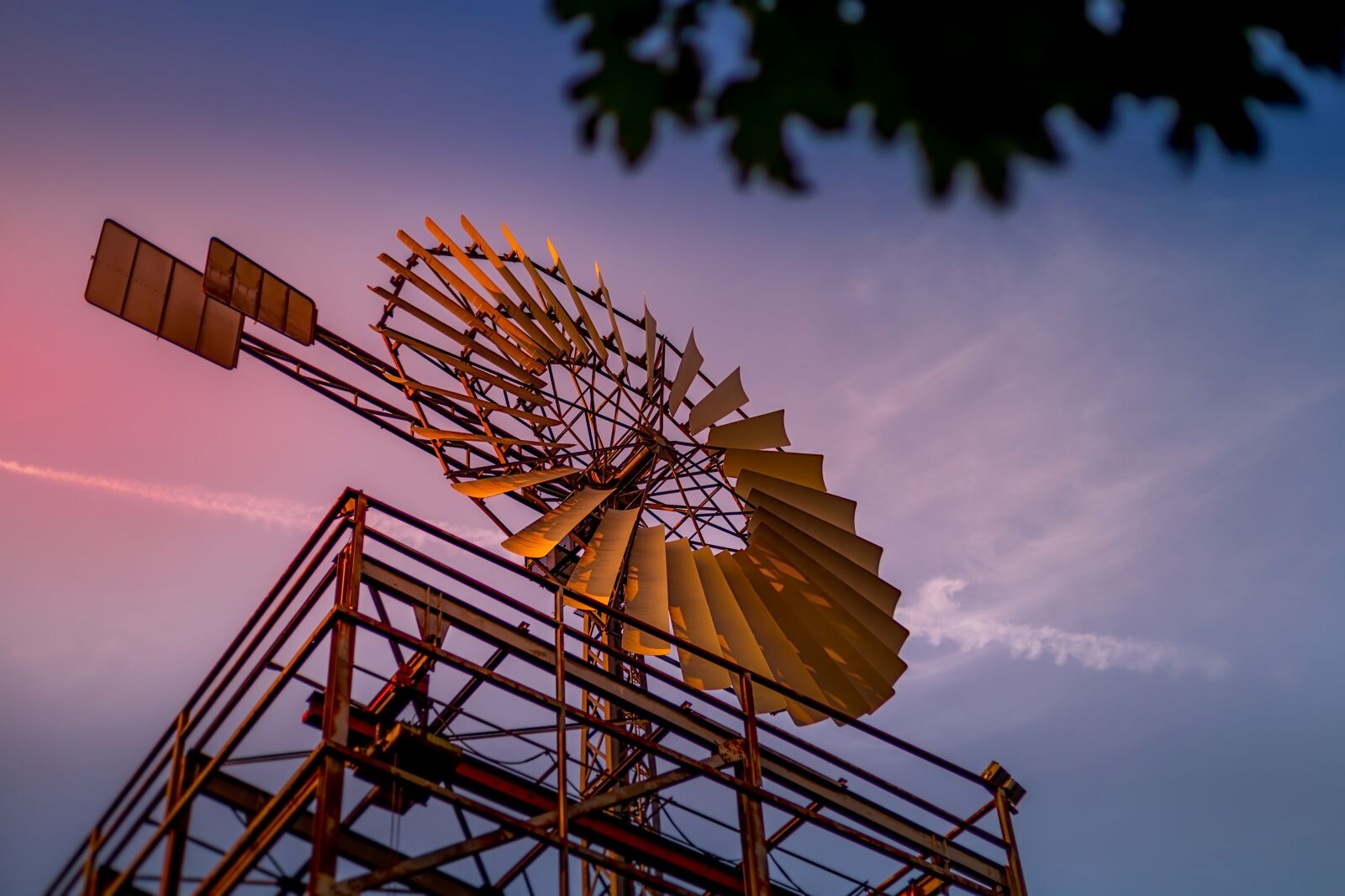 Canon EOS 6D + Canon EF 50mm F1.4 USM sample photo. Windmill, red, sun photography