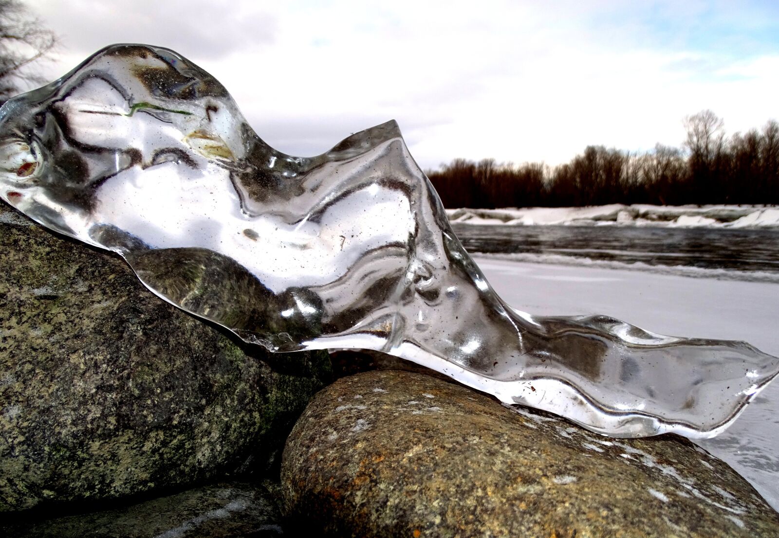 Sony DSC-HX400 sample photo. Ice floe, ice, winter photography