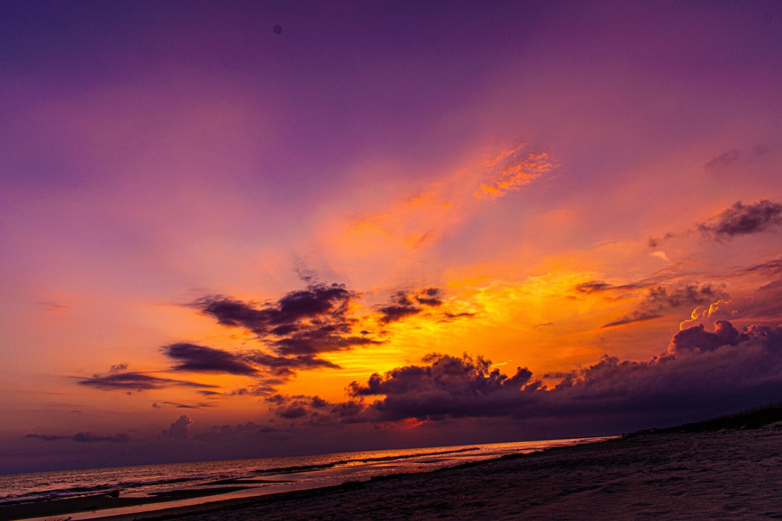 Nikon D3300 sample photo. Sunset, beach, sky photography
