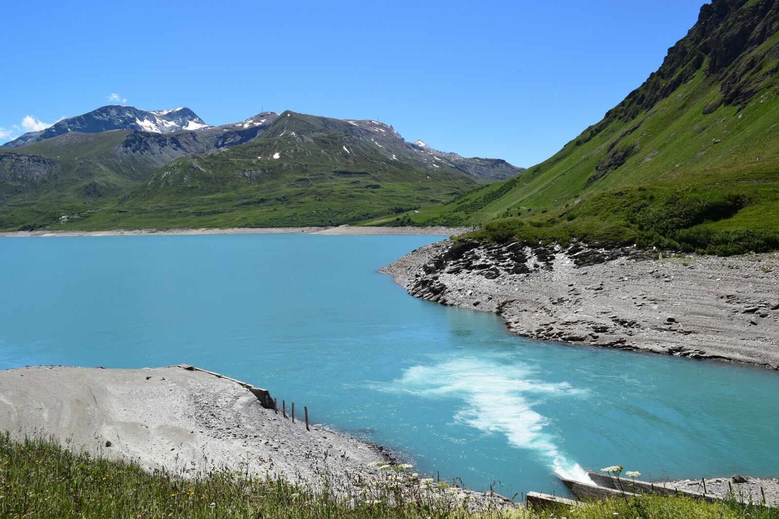 Nikon D5300 sample photo. Mountain, dam, landscape photography