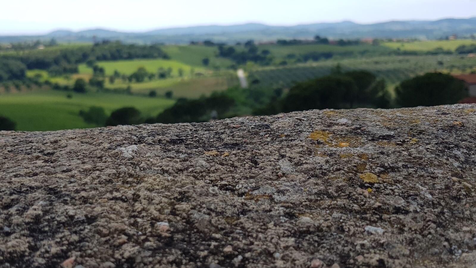 Samsung Galaxy S8 sample photo. Wall, panorama, hills photography