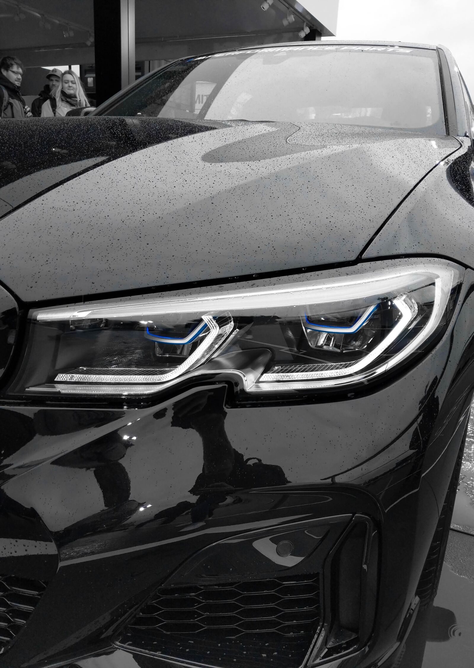 Google Pixel 2 XL sample photo. Bmw, headlights, car photography