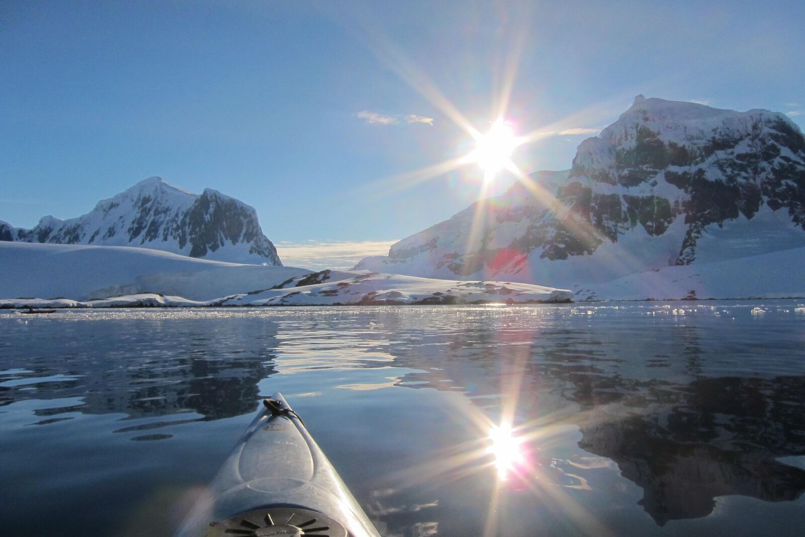 Canon PowerShot S95 sample photo. Antarctic, midnight sun, kayak photography