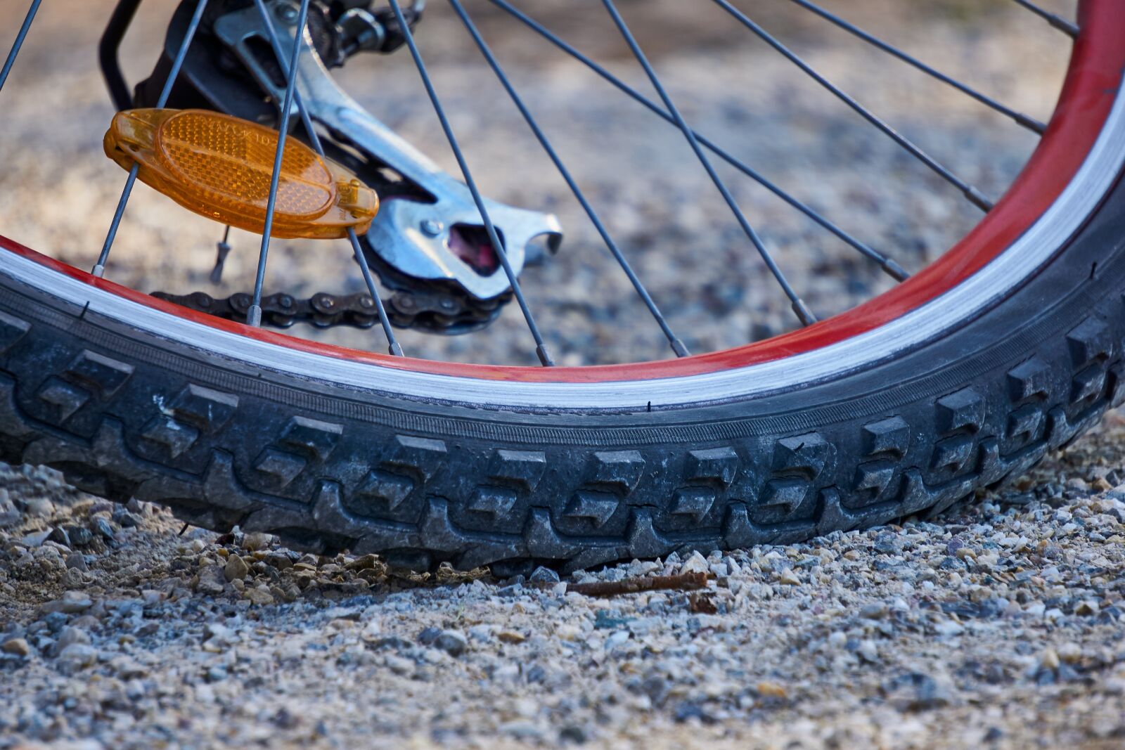 Sony E 55-210mm F4.5-6.3 OSS sample photo. Bicycle tires, profile, mature photography