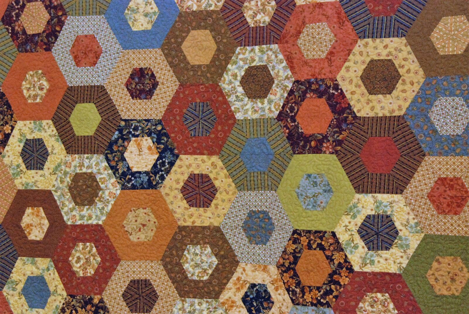 Nikon D80 sample photo. Quilt, quilting, lap photography