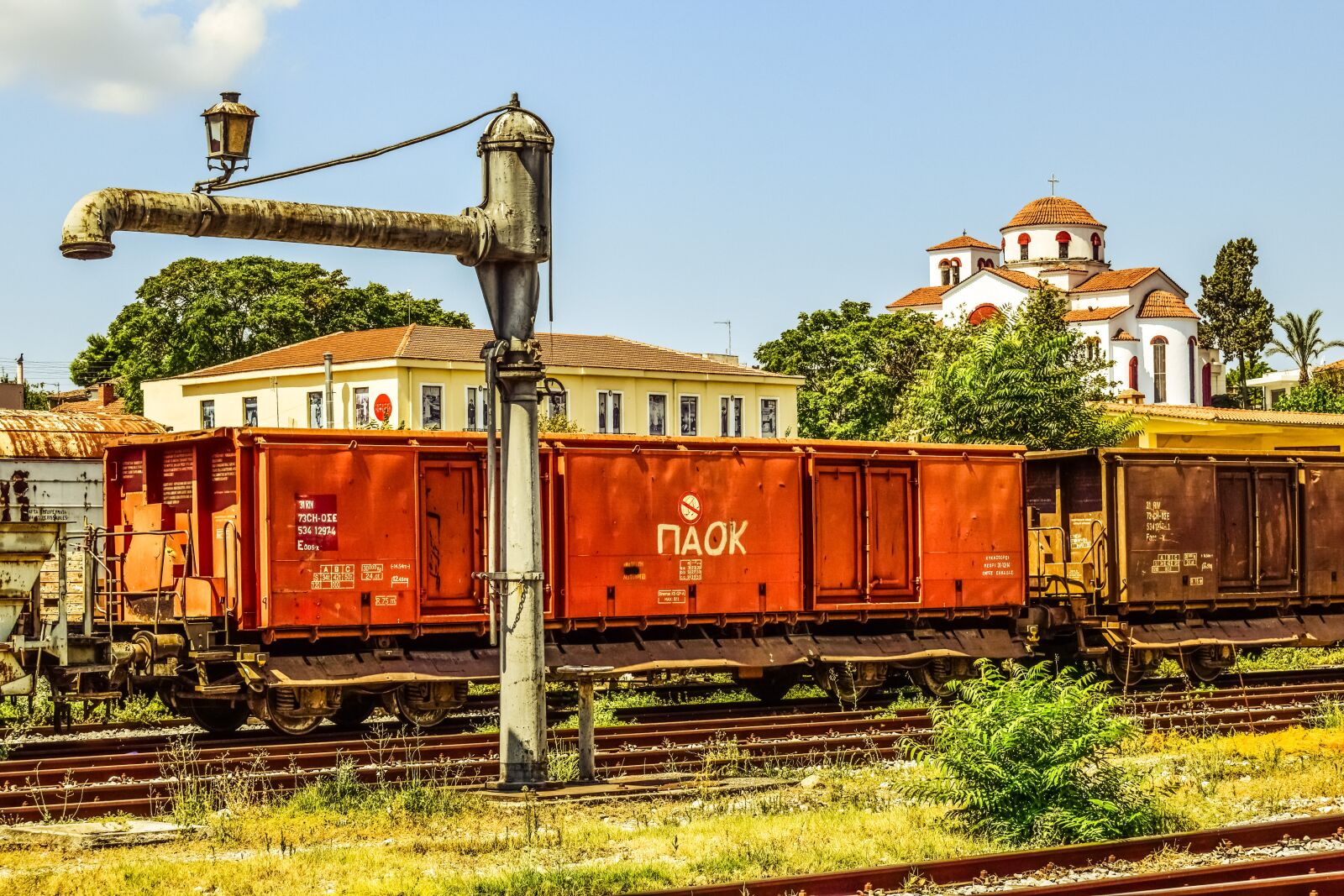 Nikon D3300 sample photo. Wagons, train, railway photography