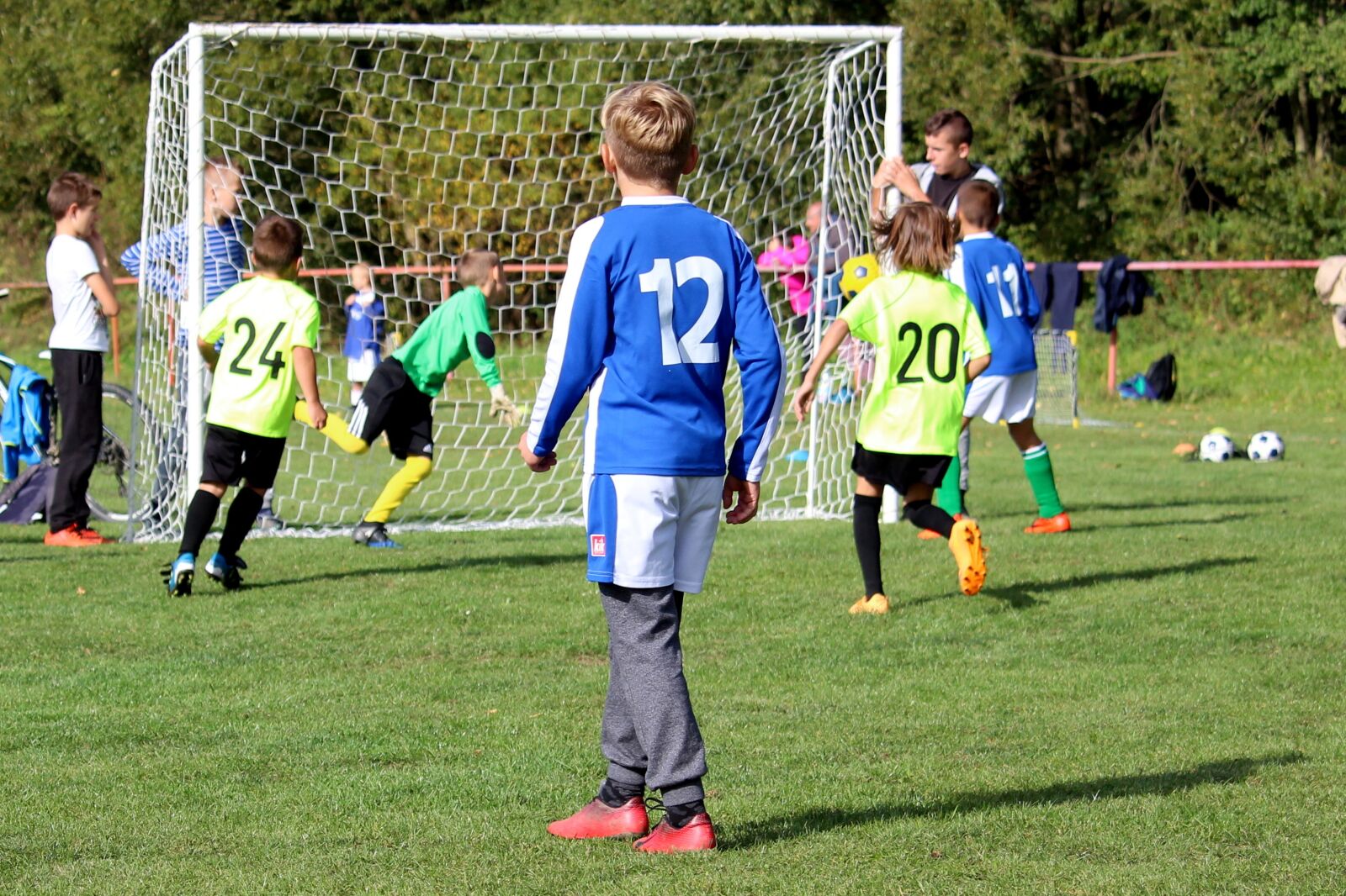 Canon EF-S 55-250mm F4-5.6 IS STM sample photo. Football, prep, children photography