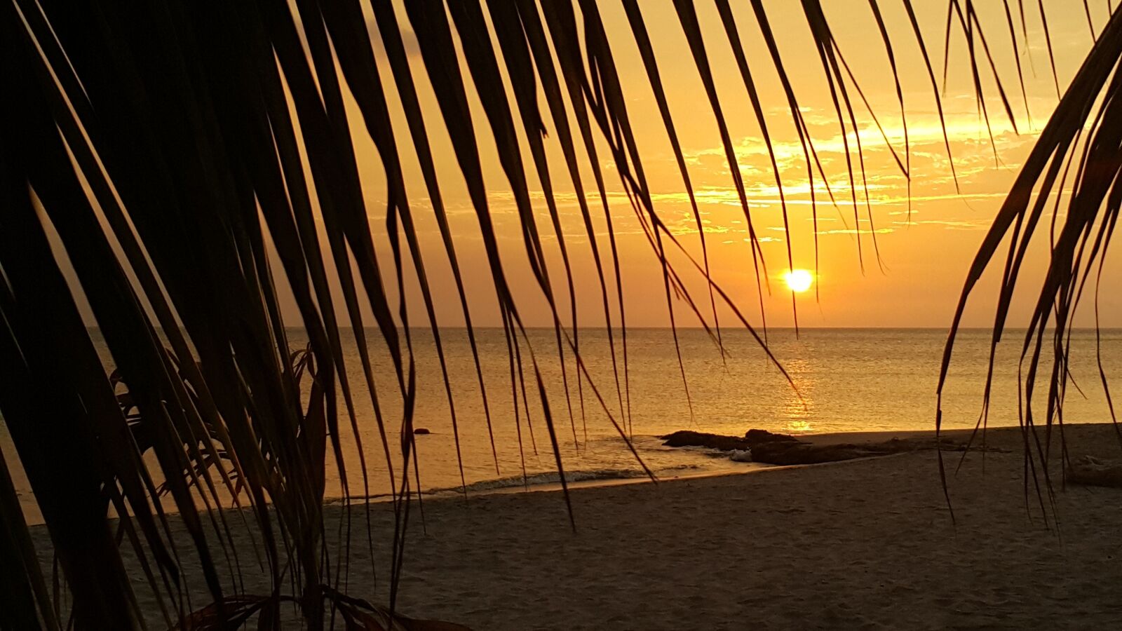 Samsung Galaxy Note4 sample photo. Sundown, beach, landscape photography
