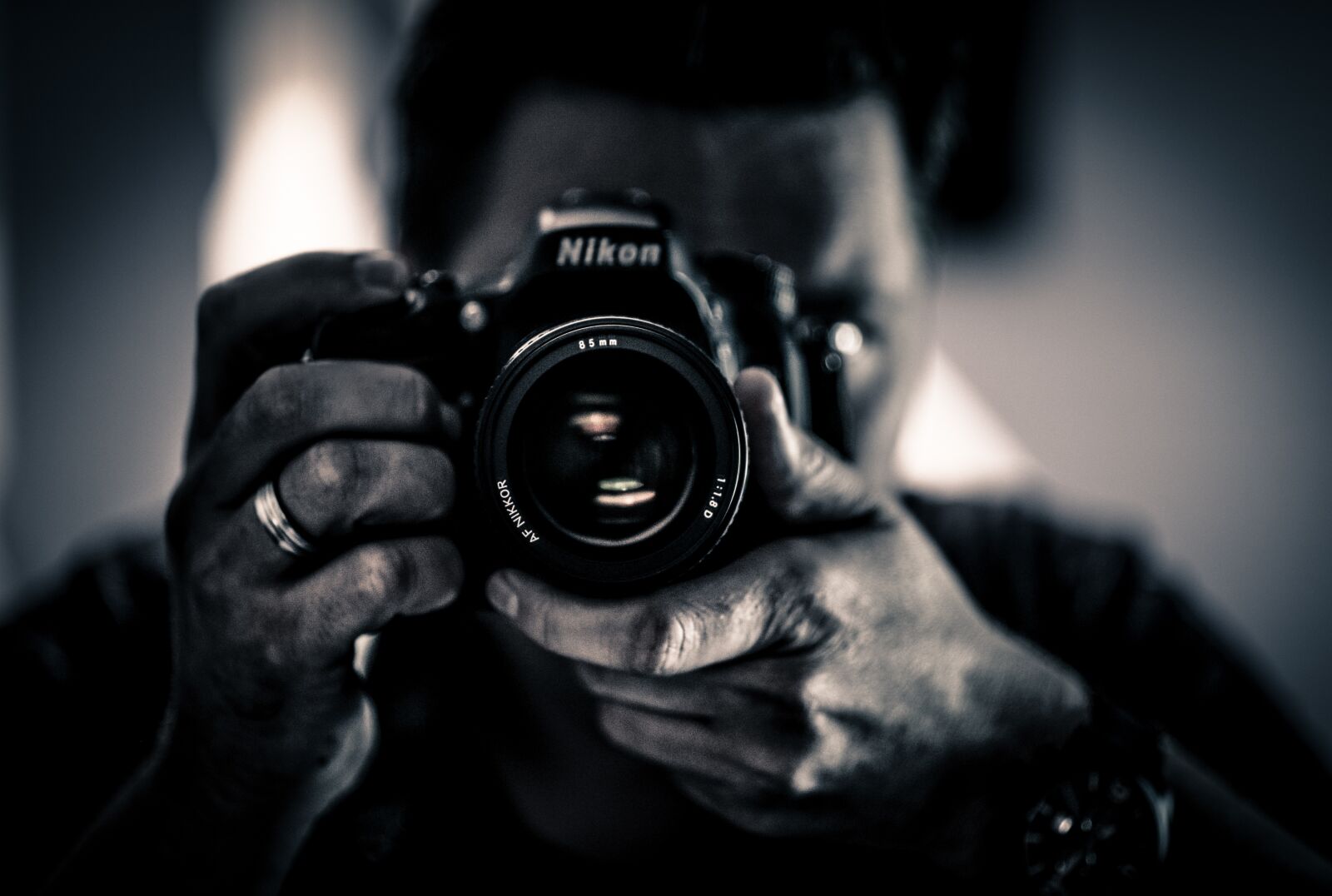 Nikon D610 sample photo. Taking, picture, mirror photography