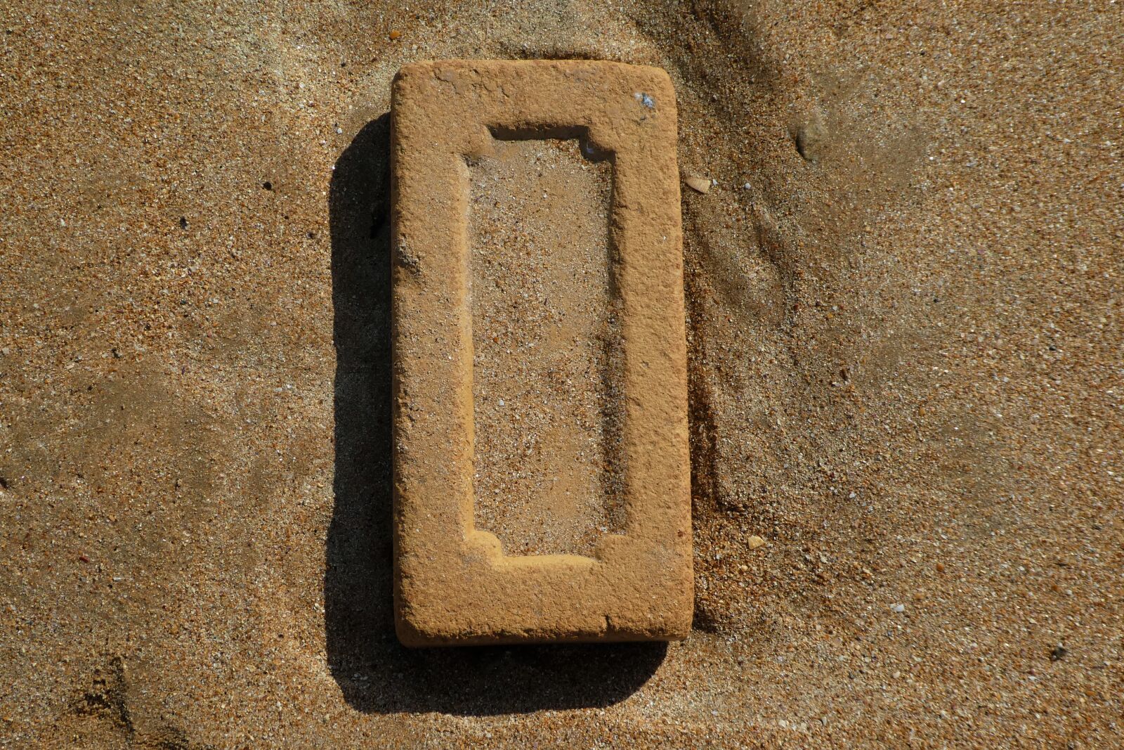 Sony DT 18-70mm F3.5-5.6 sample photo. Brick, in the sand photography