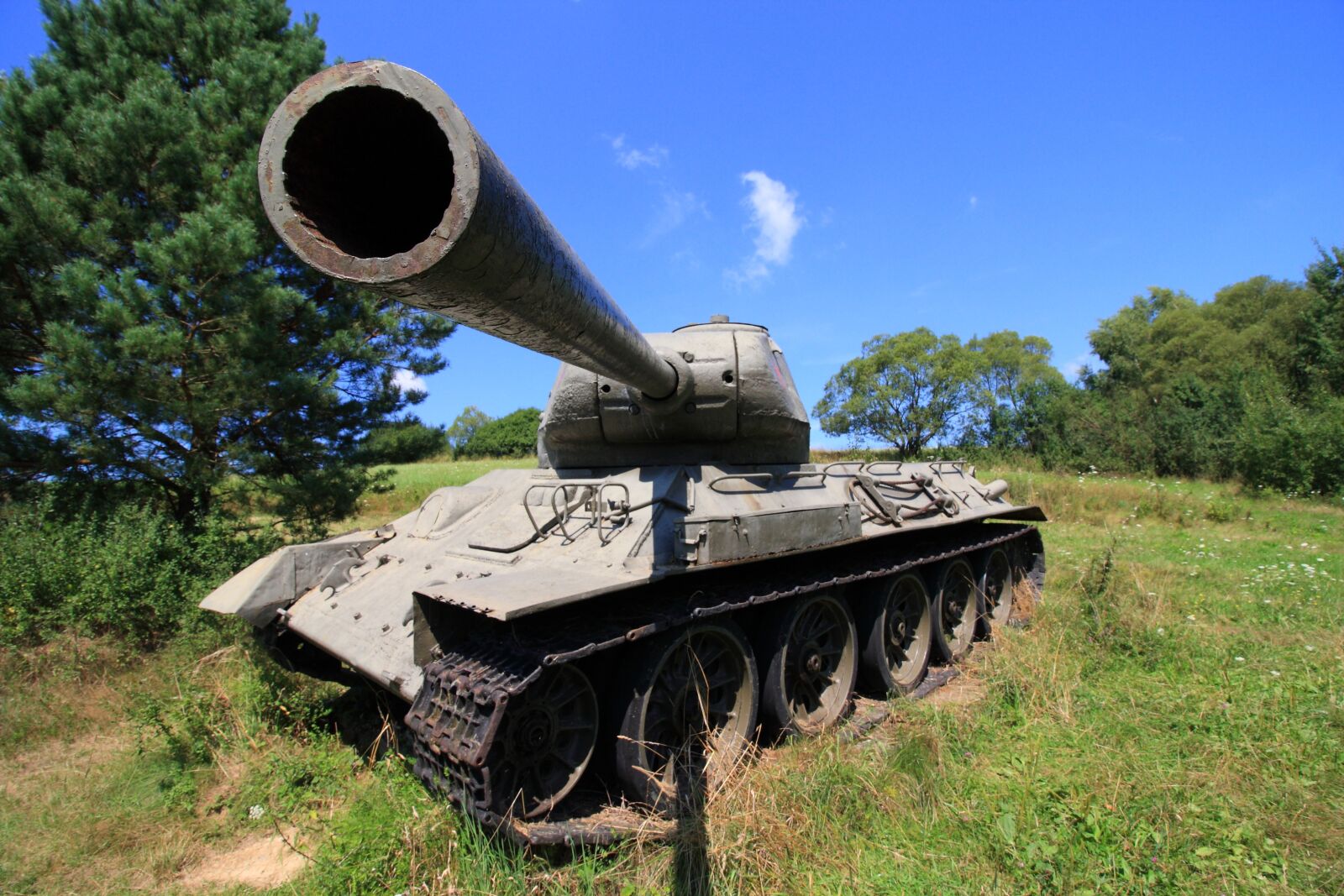 Canon EOS 40D sample photo. The war, monument, t-34 photography