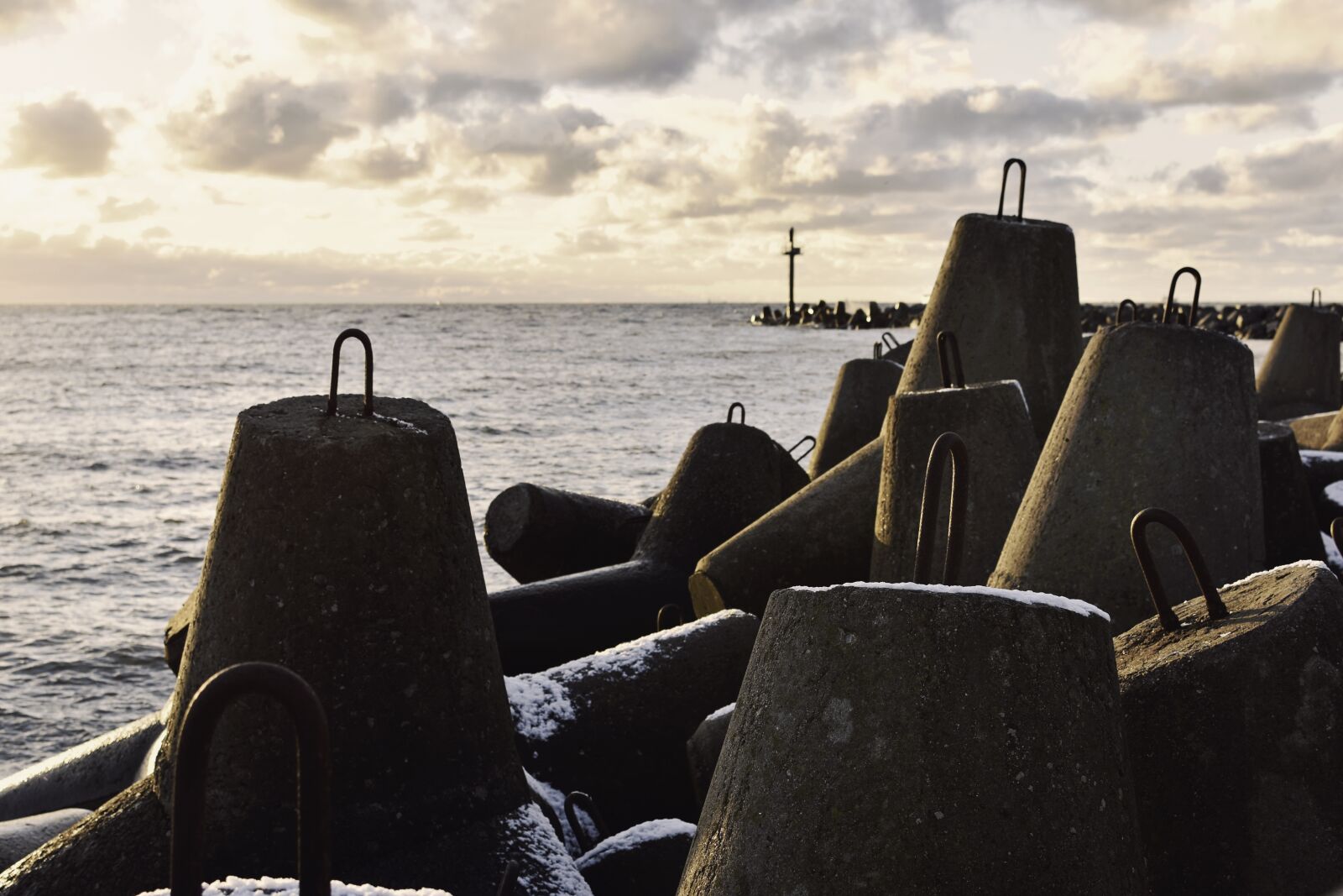 Nikon D7200 sample photo. Sea, sunset, pier photography