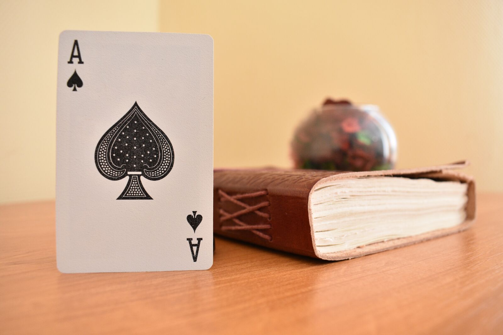 Nikon D3400 sample photo. Diary, ace, card photography