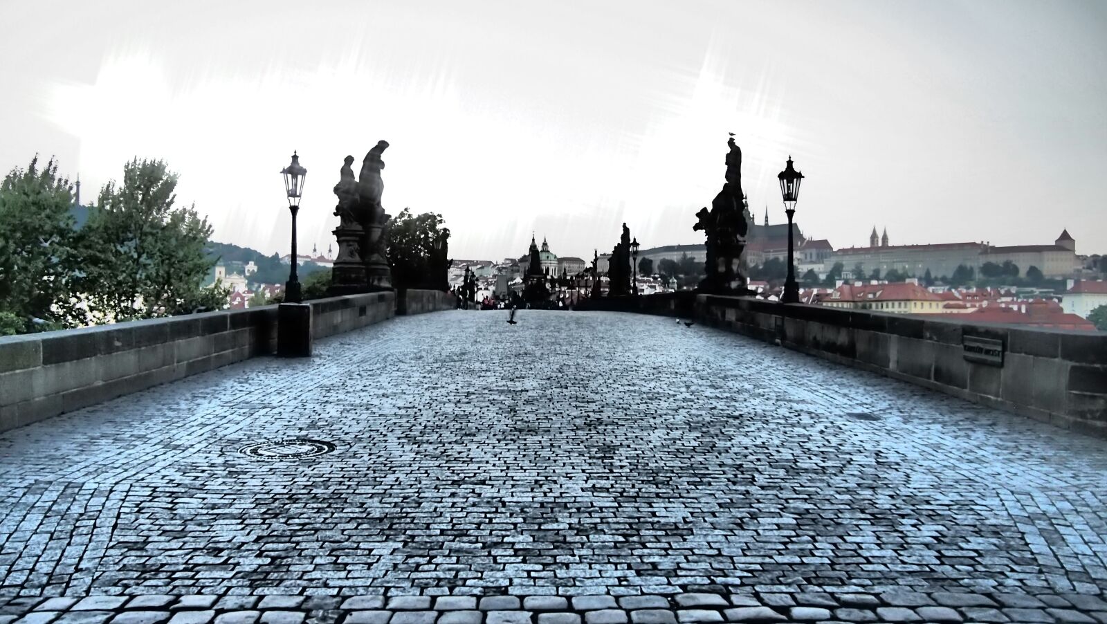 Olympus PEN E-PL3 sample photo. Prague, charles bridge, mood photography