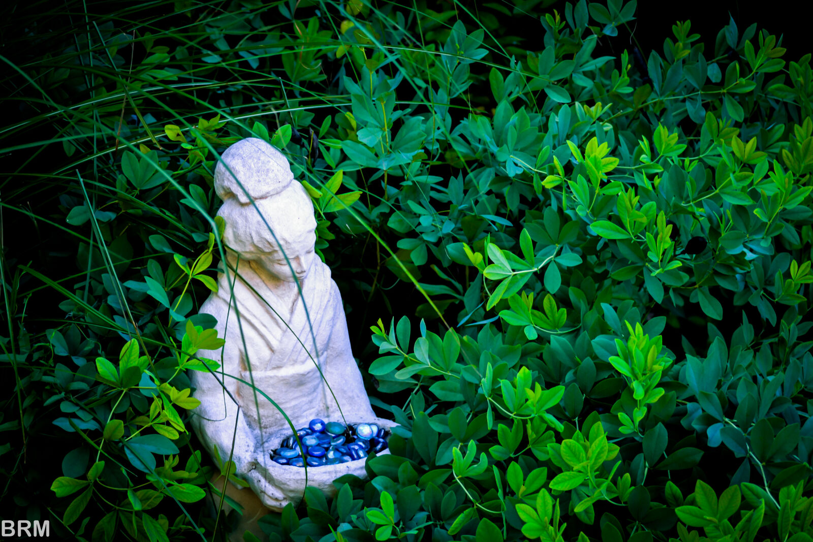 Nikon D3100 sample photo. Garden, nature, statue photography