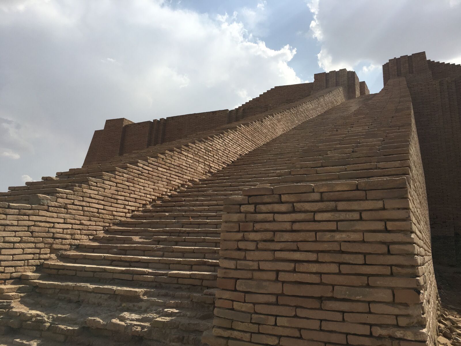 Apple iPhone 6s Plus sample photo. Ziggurat, iraq, old photography