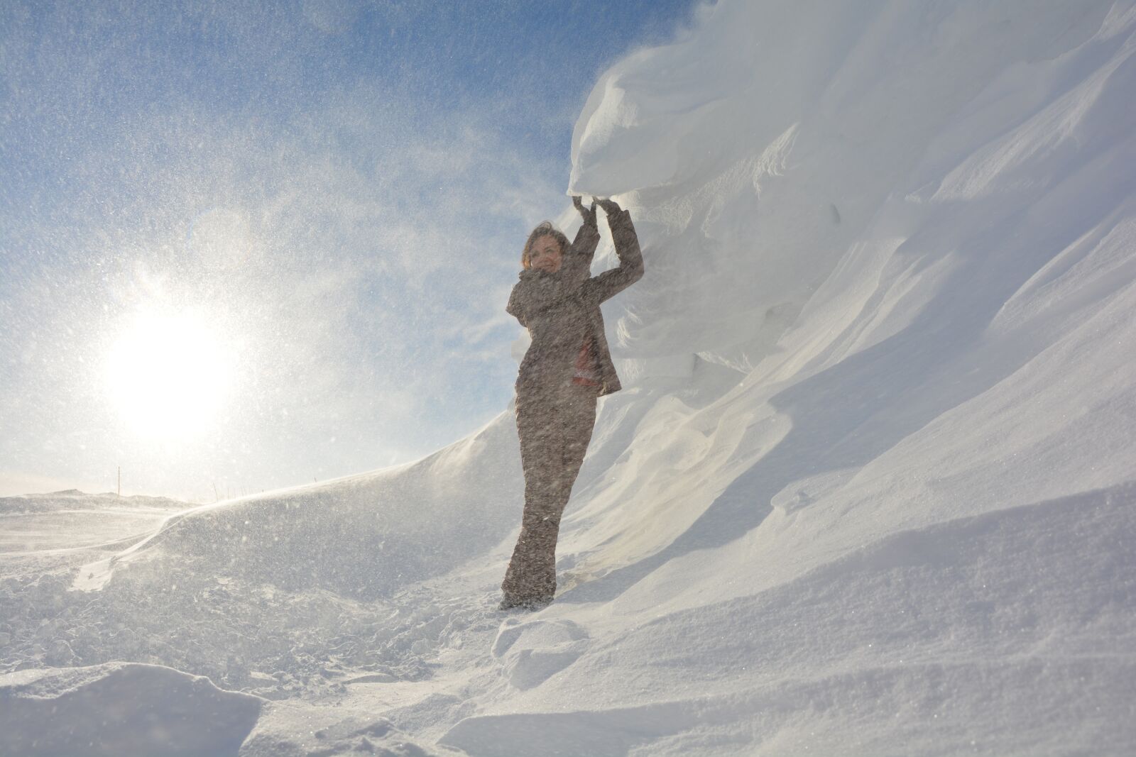 Nikon D5200 sample photo. Snow, snowdrifts, winter photography