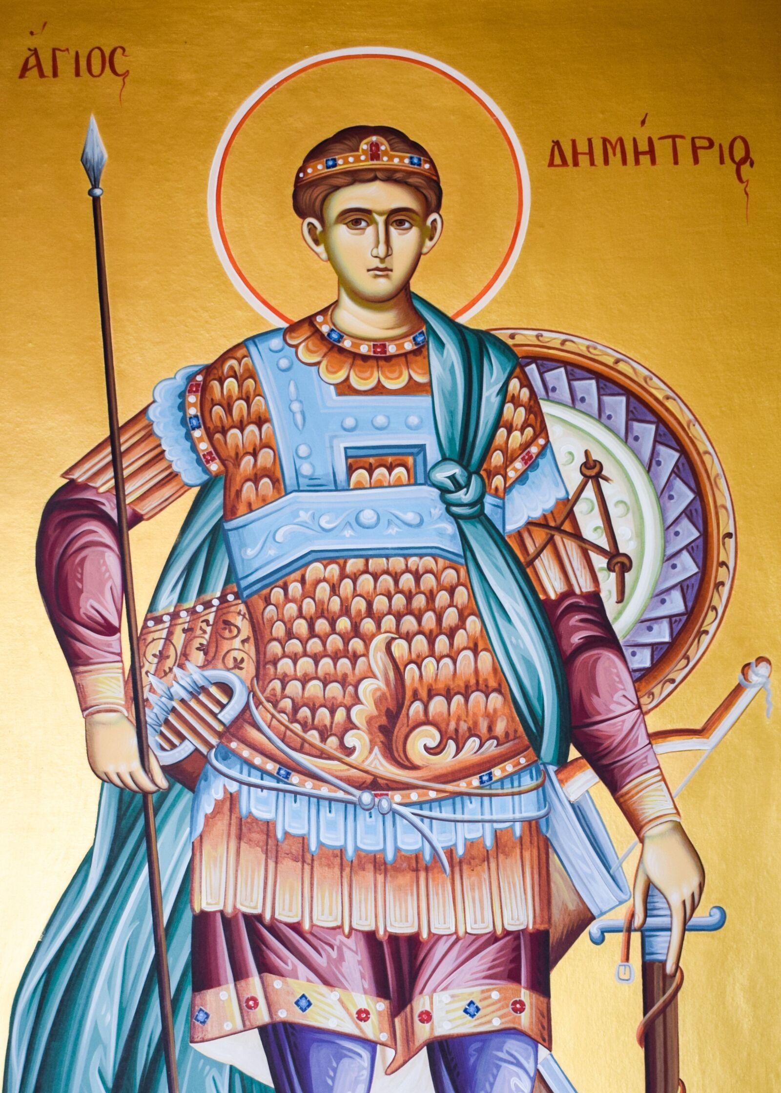 Nikon D3300 sample photo. St demetrius, saint, iconography photography