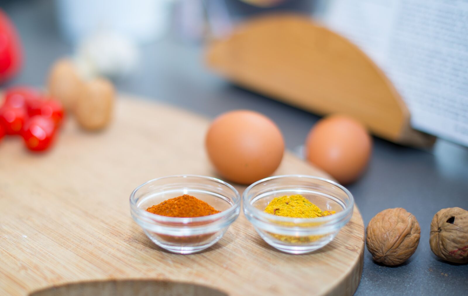 Nikon D610 sample photo. Ingredients, food, eggs photography