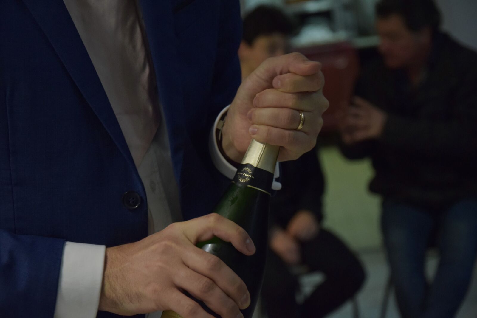 Nikon D5300 sample photo. Champagne, bottle, festival photography