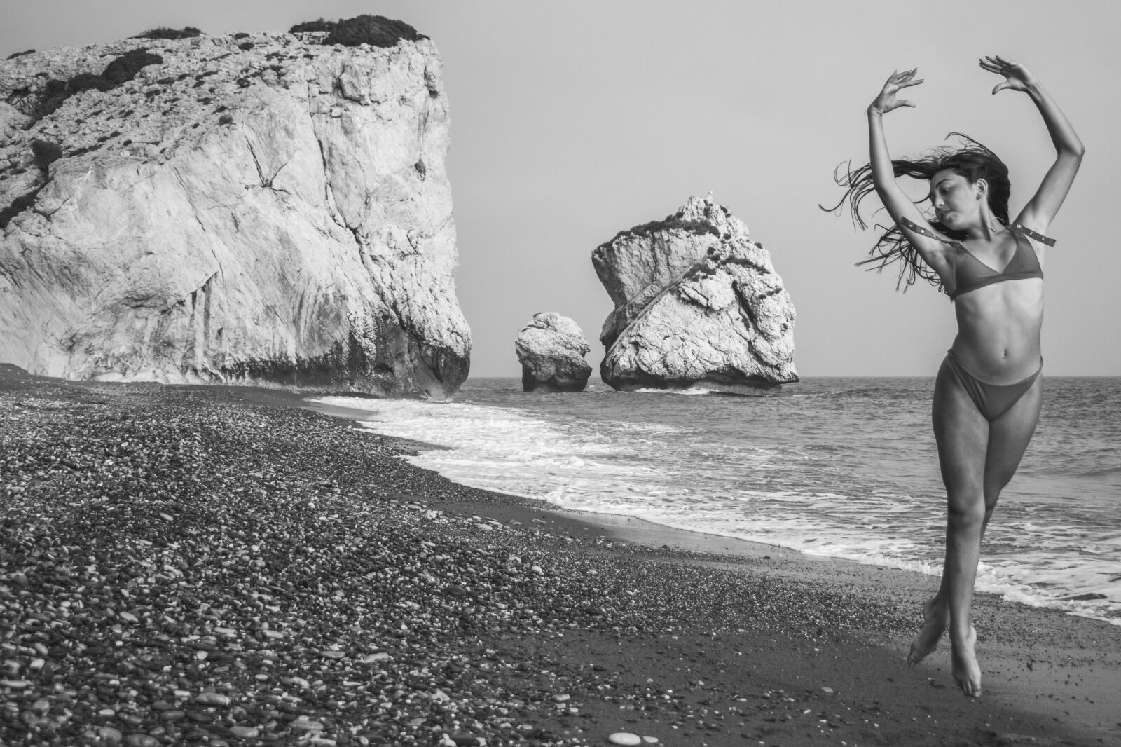Nikon D3300 sample photo. Girl, beach, sea photography