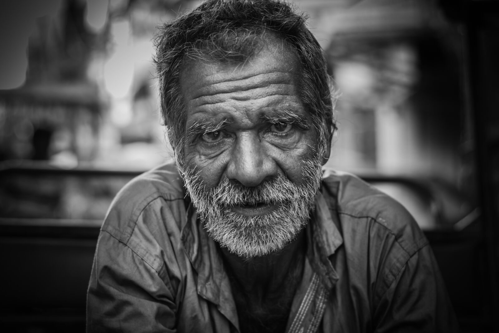 Canon EOS 7D Mark II sample photo. Old man, portrait, street photography