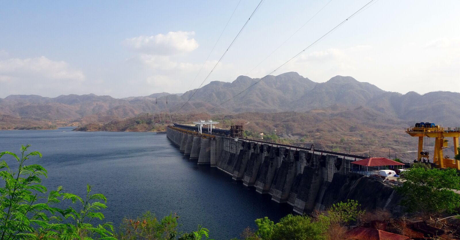 Sony Cyber-shot DSC-HX90V sample photo. Dam, sardar sarovar dam photography