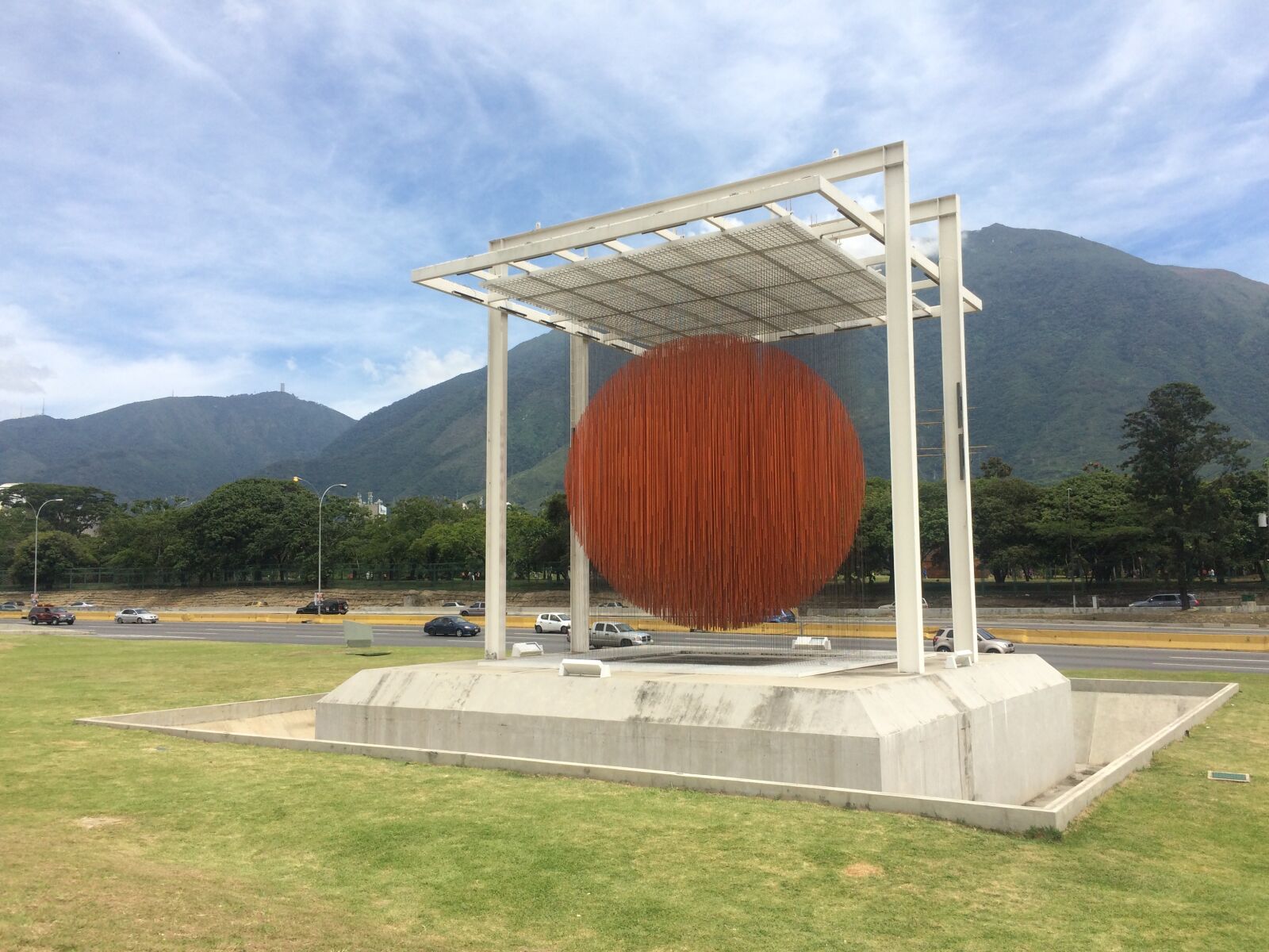 iPhone 5s back camera 4.15mm f/2.2 sample photo. Copse, sphere, sculpture photography