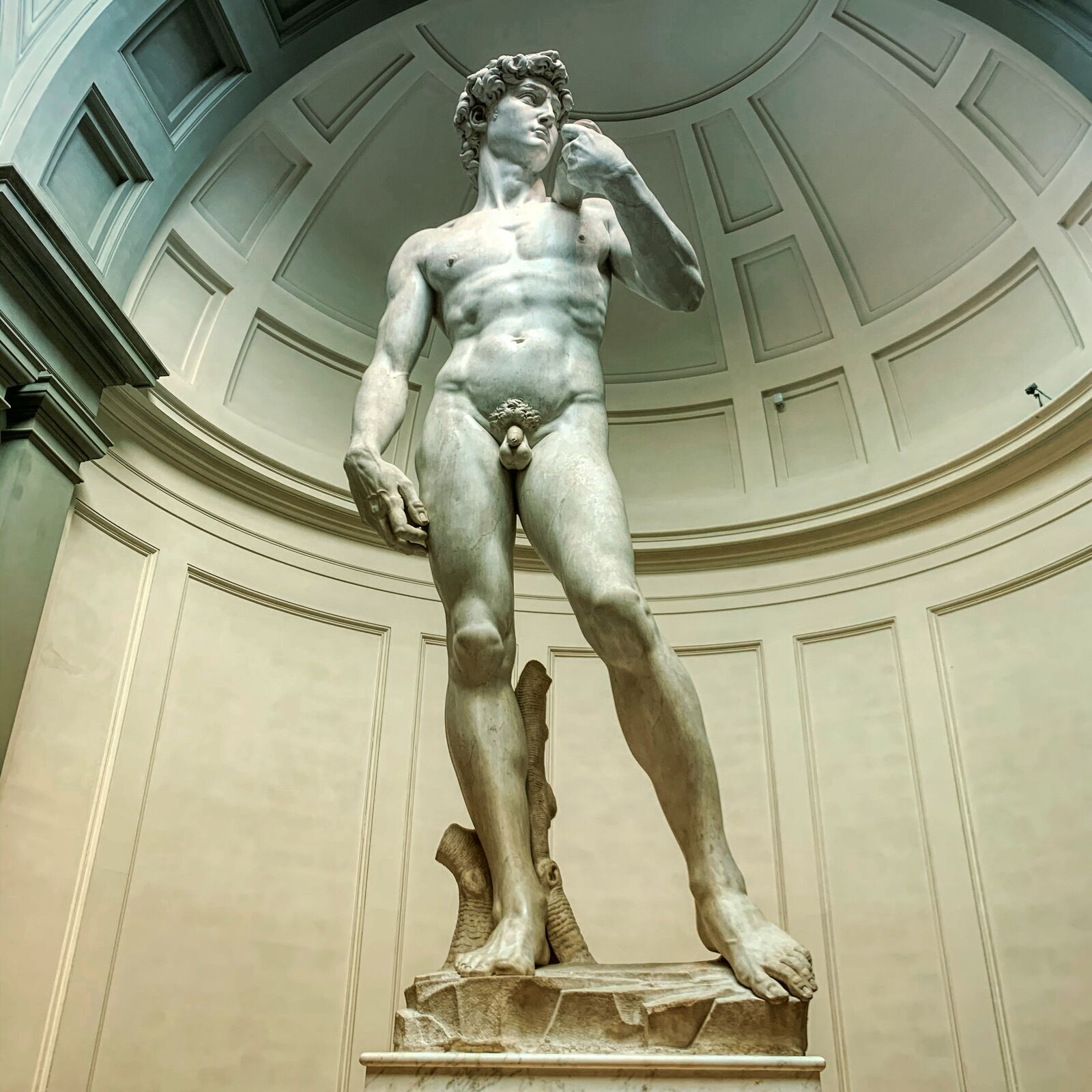 iPhone XR back camera 4.25mm f/1.8 sample photo. David, statue, florence photography