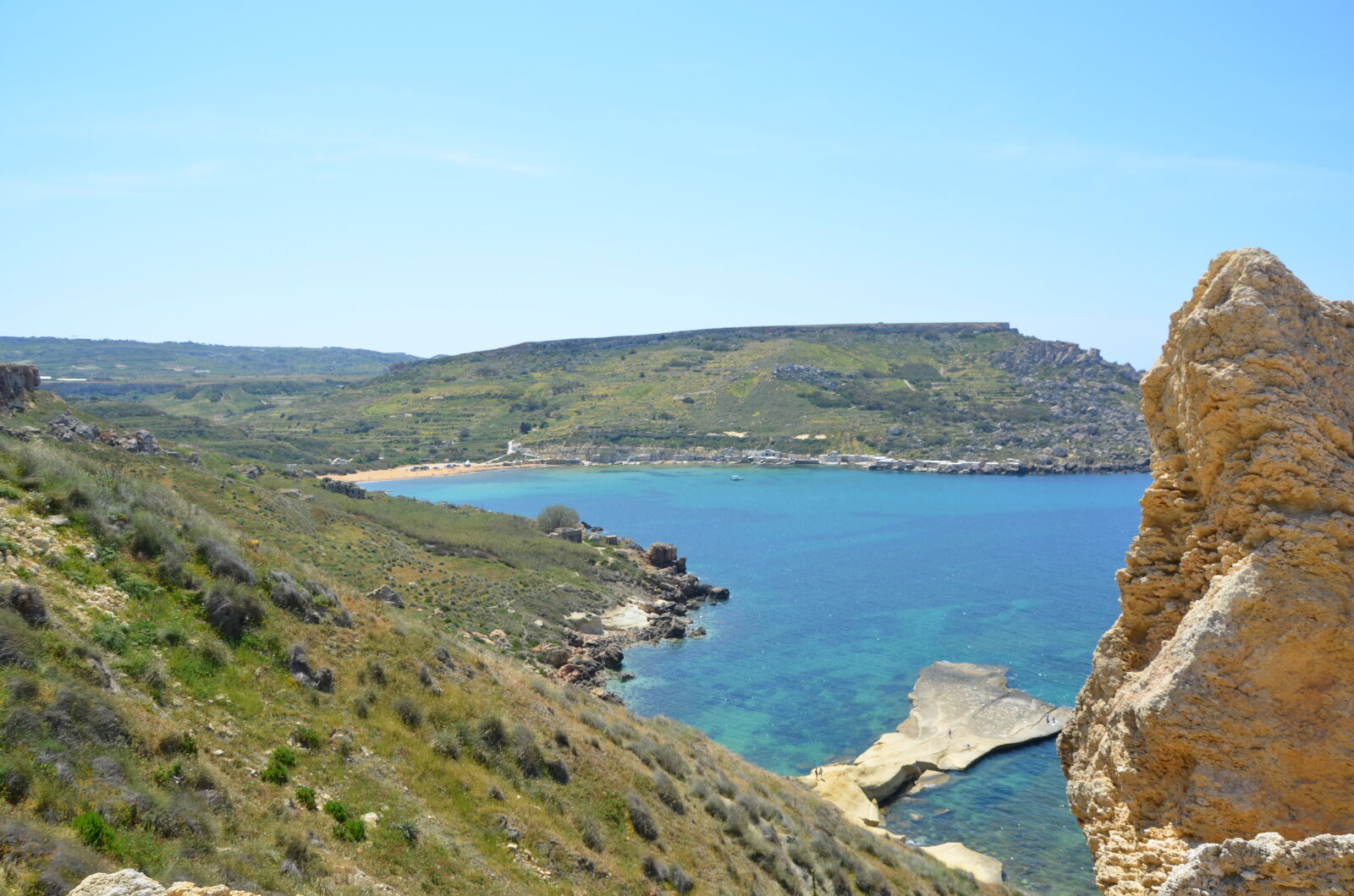 Nikon D5100 sample photo. Malta golden bay view photography
