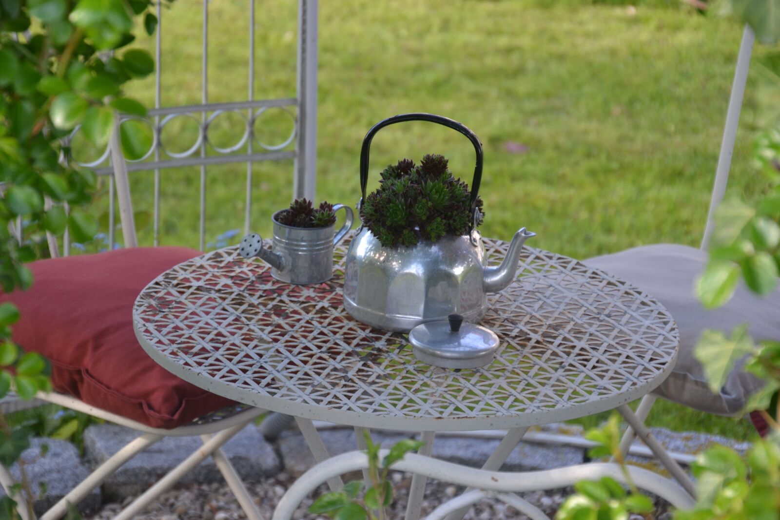 Nikon D3100 sample photo. Garden, garden furniture, iron photography