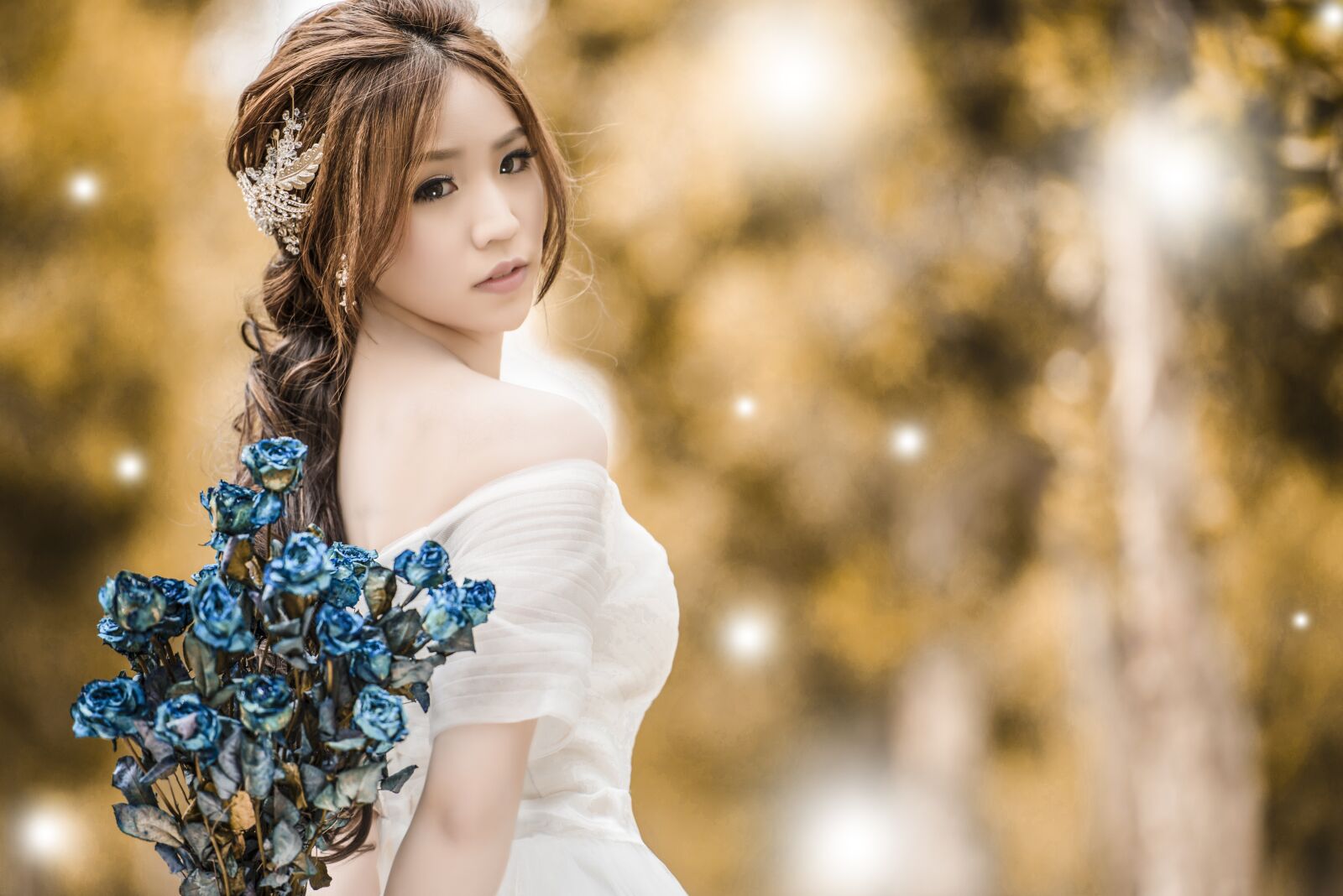 Nikon D810 sample photo. Character, forest, woman photography
