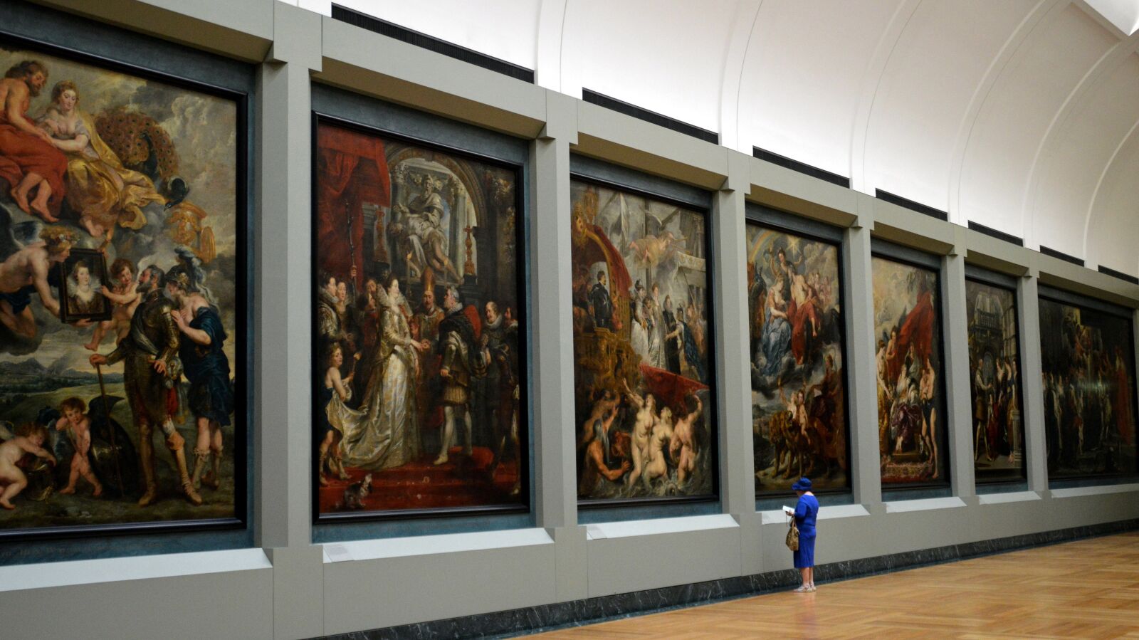 Nikon D3200 sample photo. Louvre, paris, painting photography