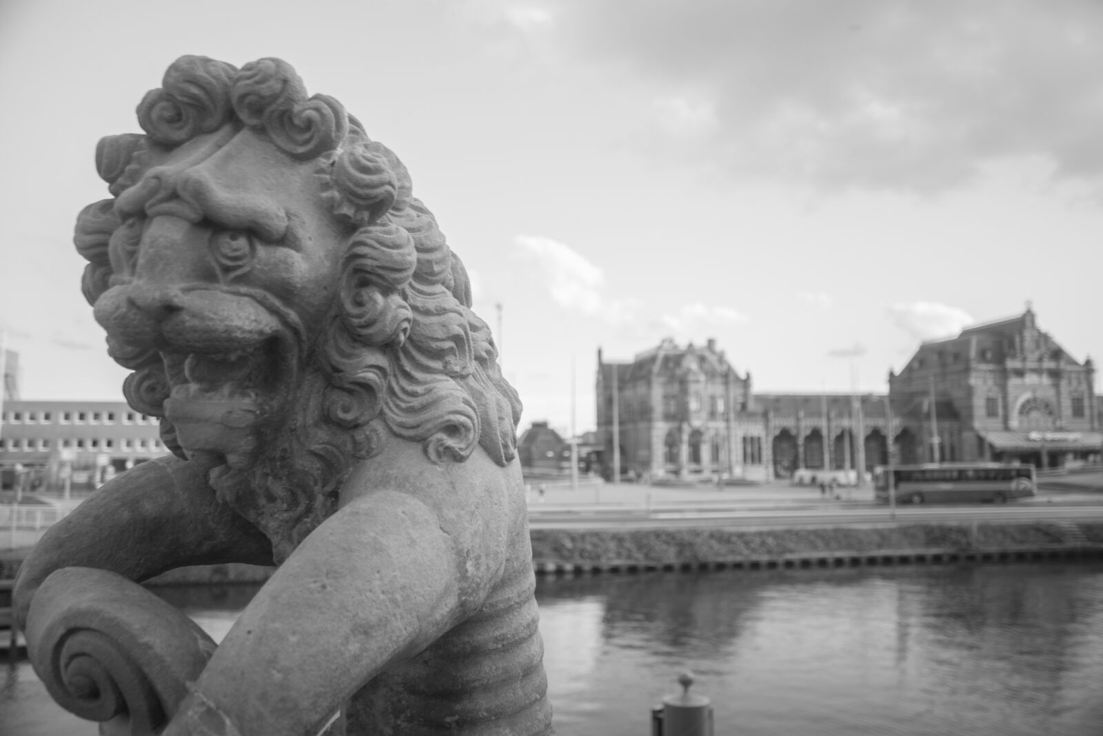 Nikon D600 sample photo. Groningen, statue, lion photography