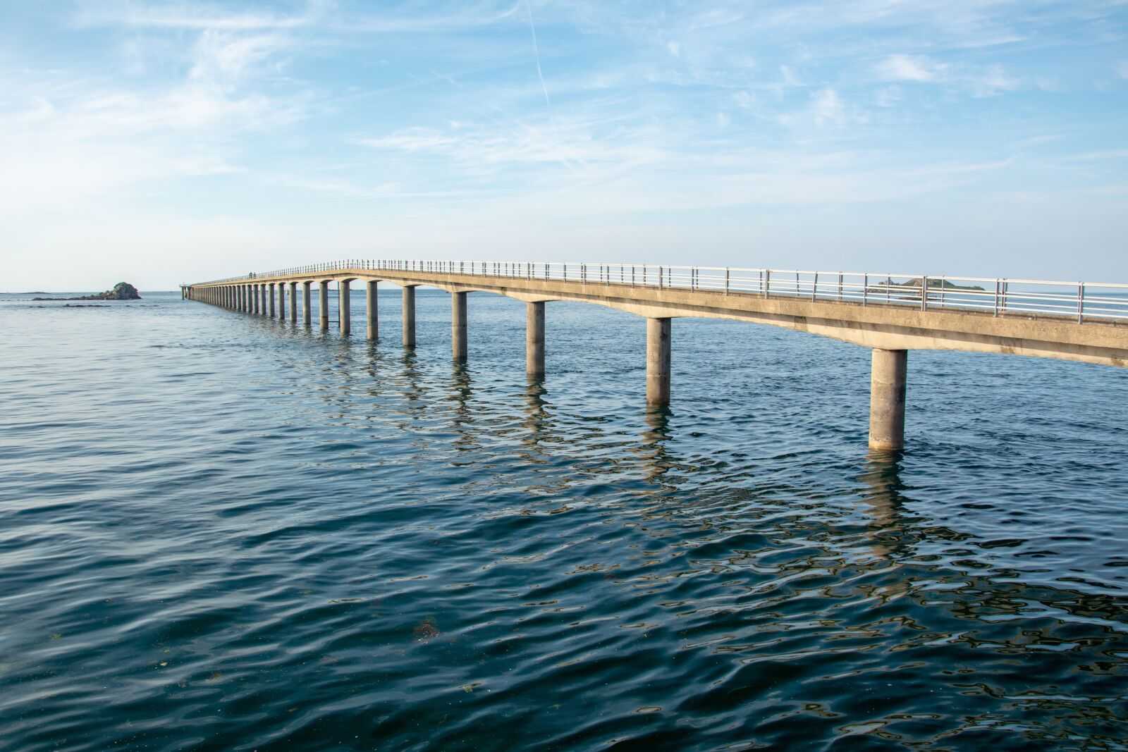 Nikon D5200 sample photo. Jetty, roscoff, sea photography