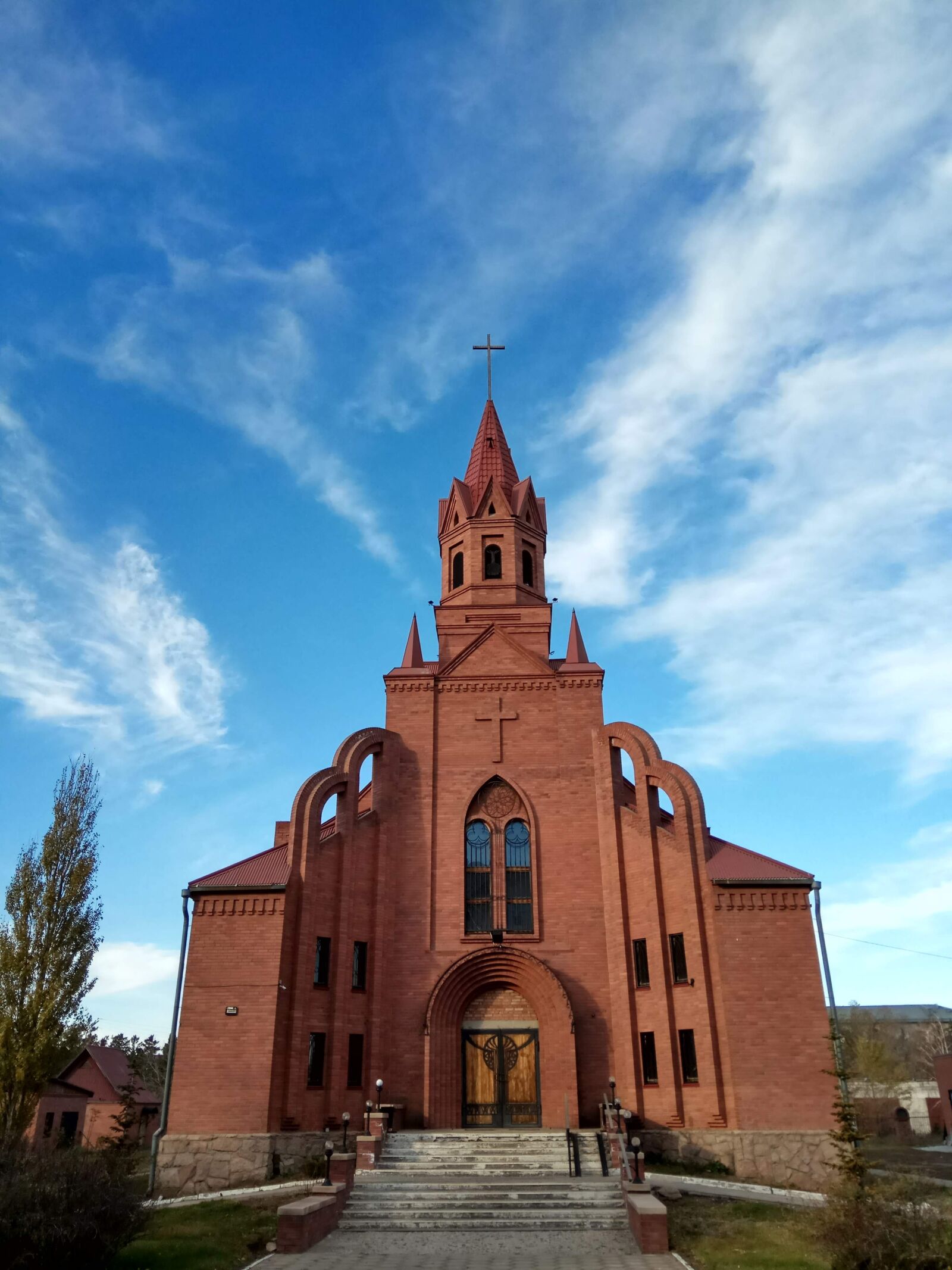 Xiaomi Redmi Note 4 sample photo. Catholic church, sky, jesus photography