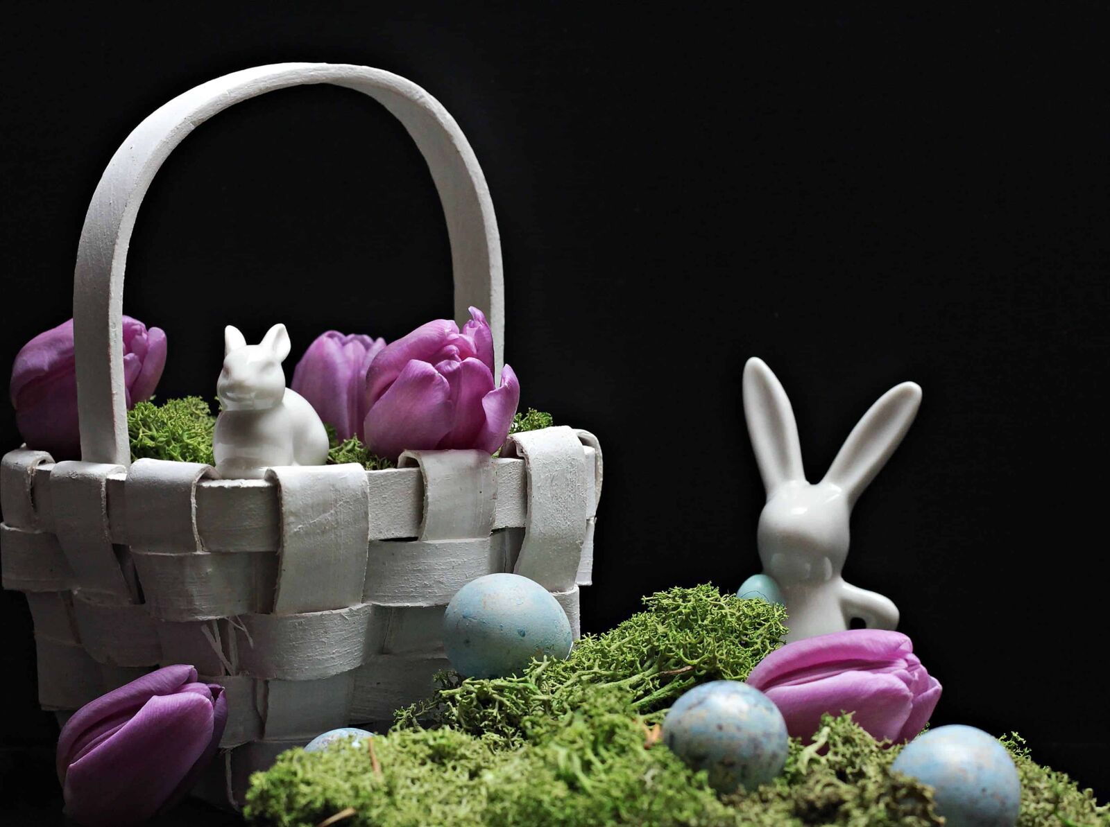 Canon EOS 550D (EOS Rebel T2i / EOS Kiss X4) sample photo. Easter, egg, flower, basket photography