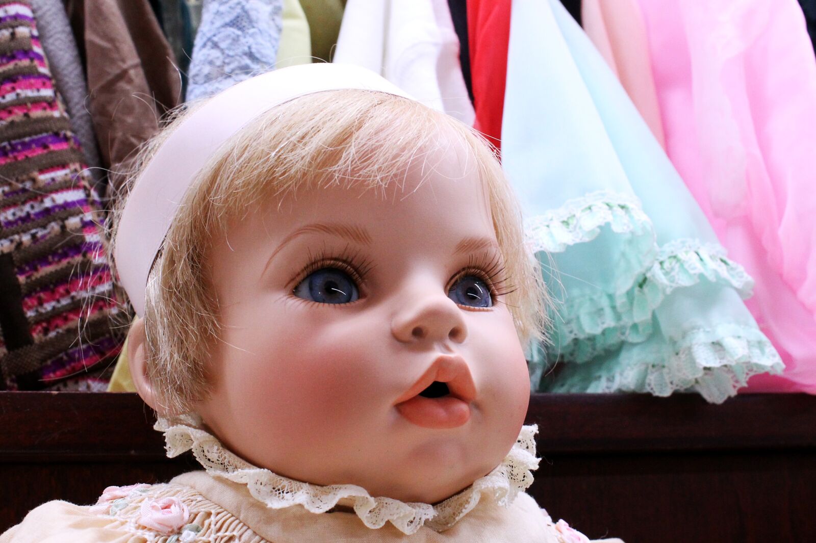 Canon EOS 1100D (EOS Rebel T3 / EOS Kiss X50) sample photo. Doll, precious, blue eyes photography