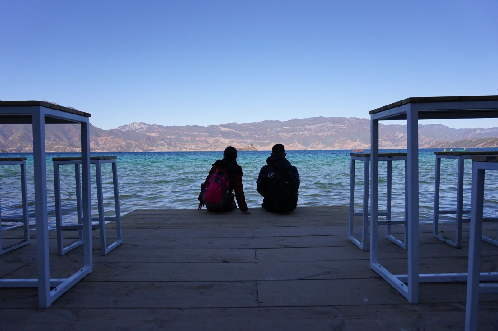 Sony Alpha a5000 (ILCE 5000) sample photo. Lugu lake, the water photography