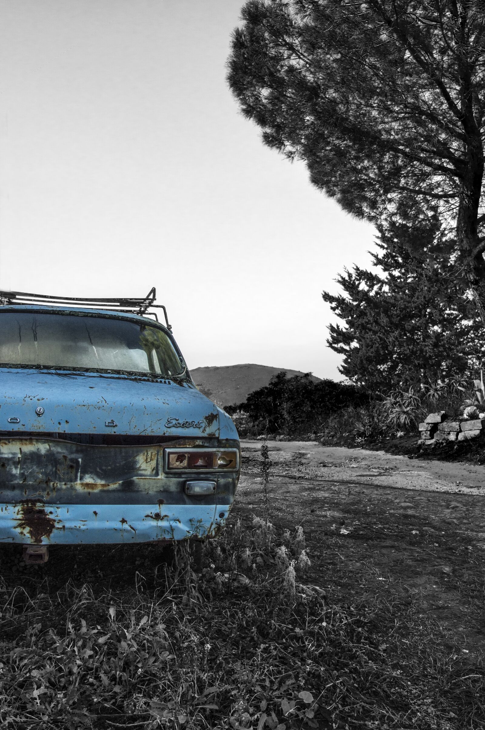 Nikon D3200 sample photo. Machine, blue, landscape photography