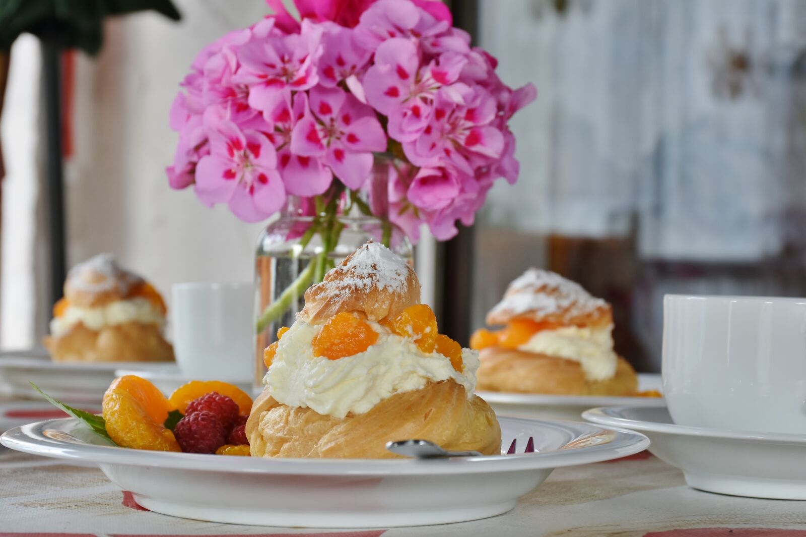 Nikon D7200 sample photo. Cream puff, pastries, bake photography