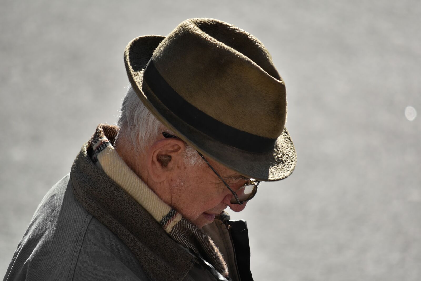 Nikon D5500 sample photo. Eyeglasses, face, grandfather, hat photography