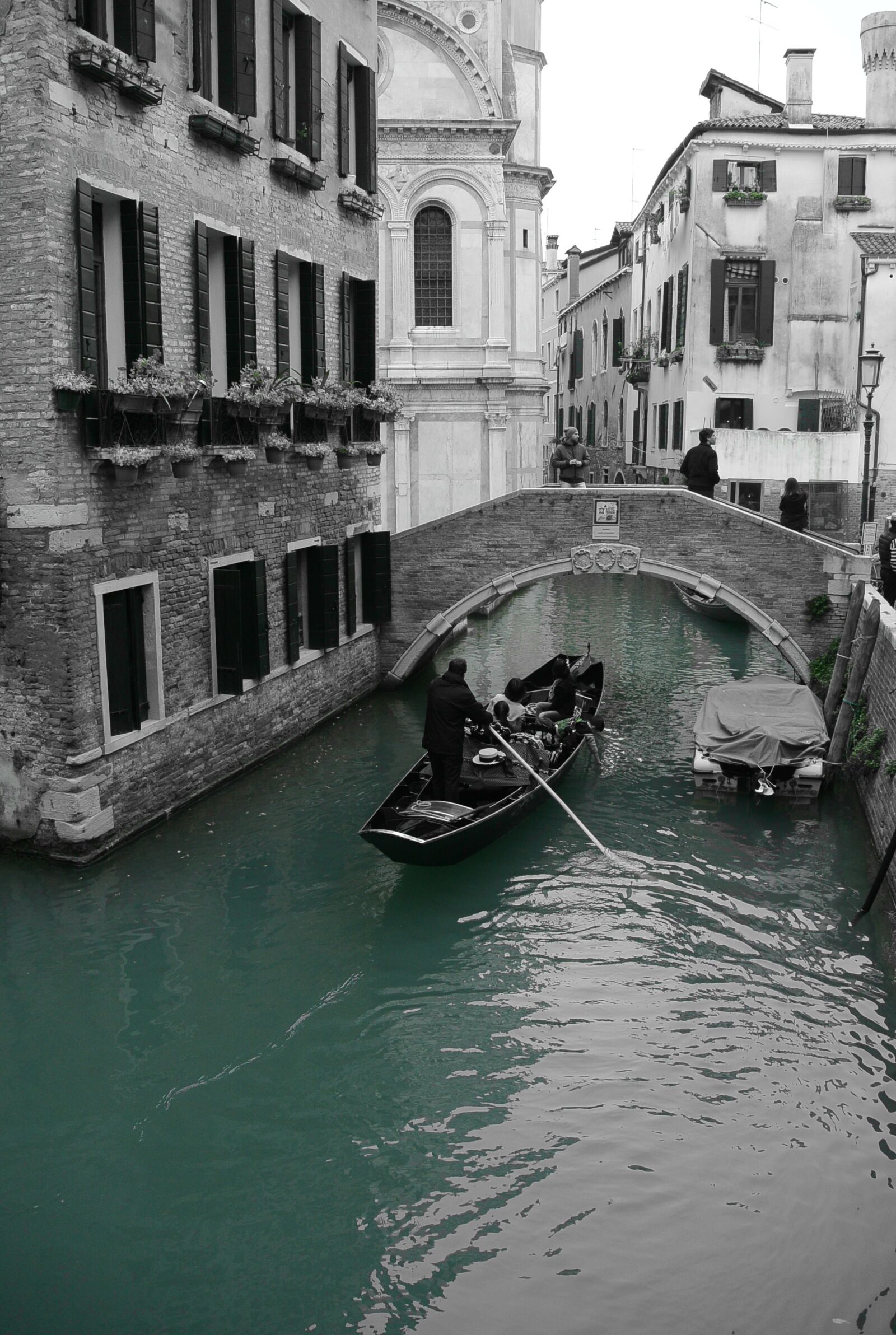 Nikon 1 S1 sample photo. Venice, channel, gondola photography