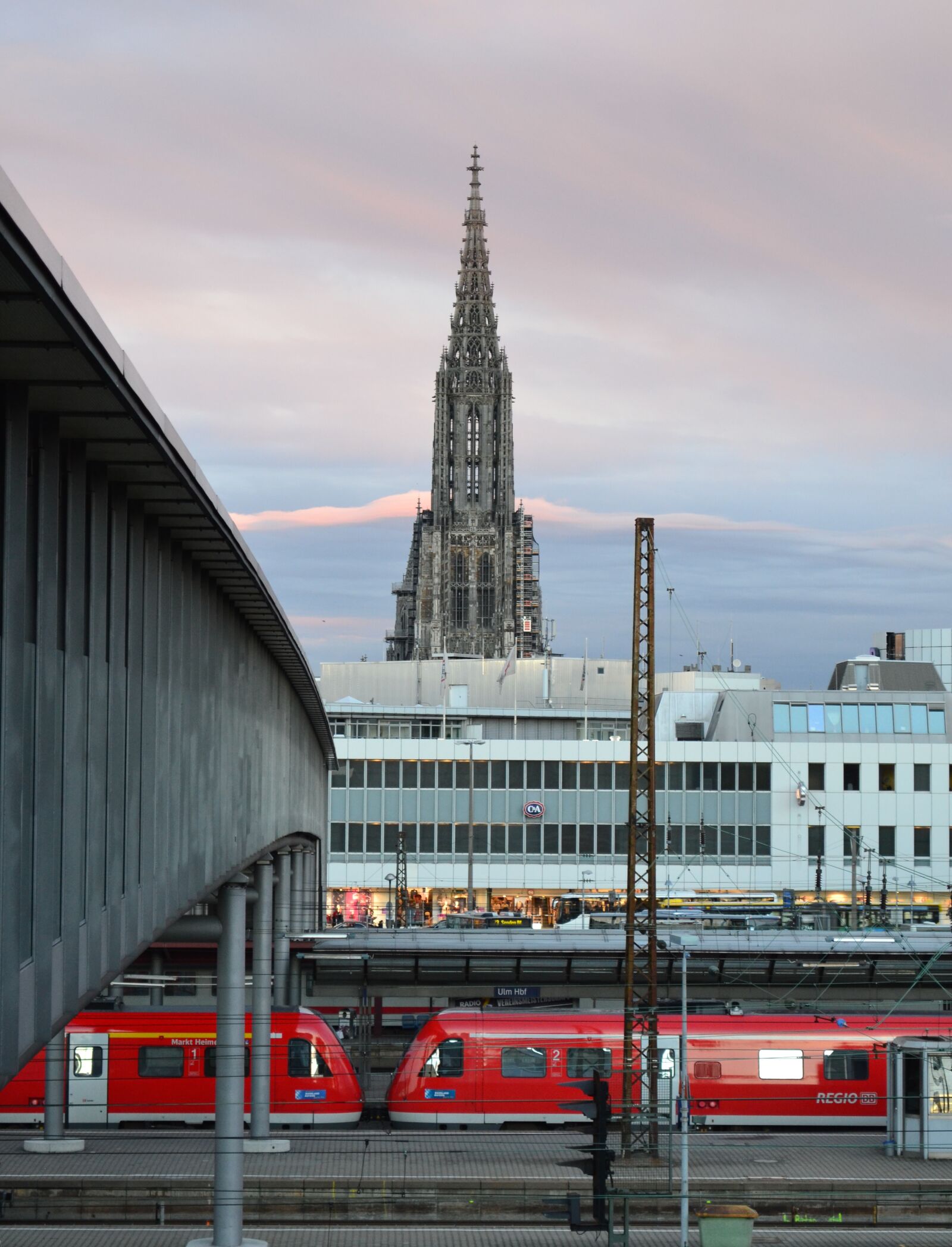 Nikon D3100 sample photo. Church, clouds, sky, station photography