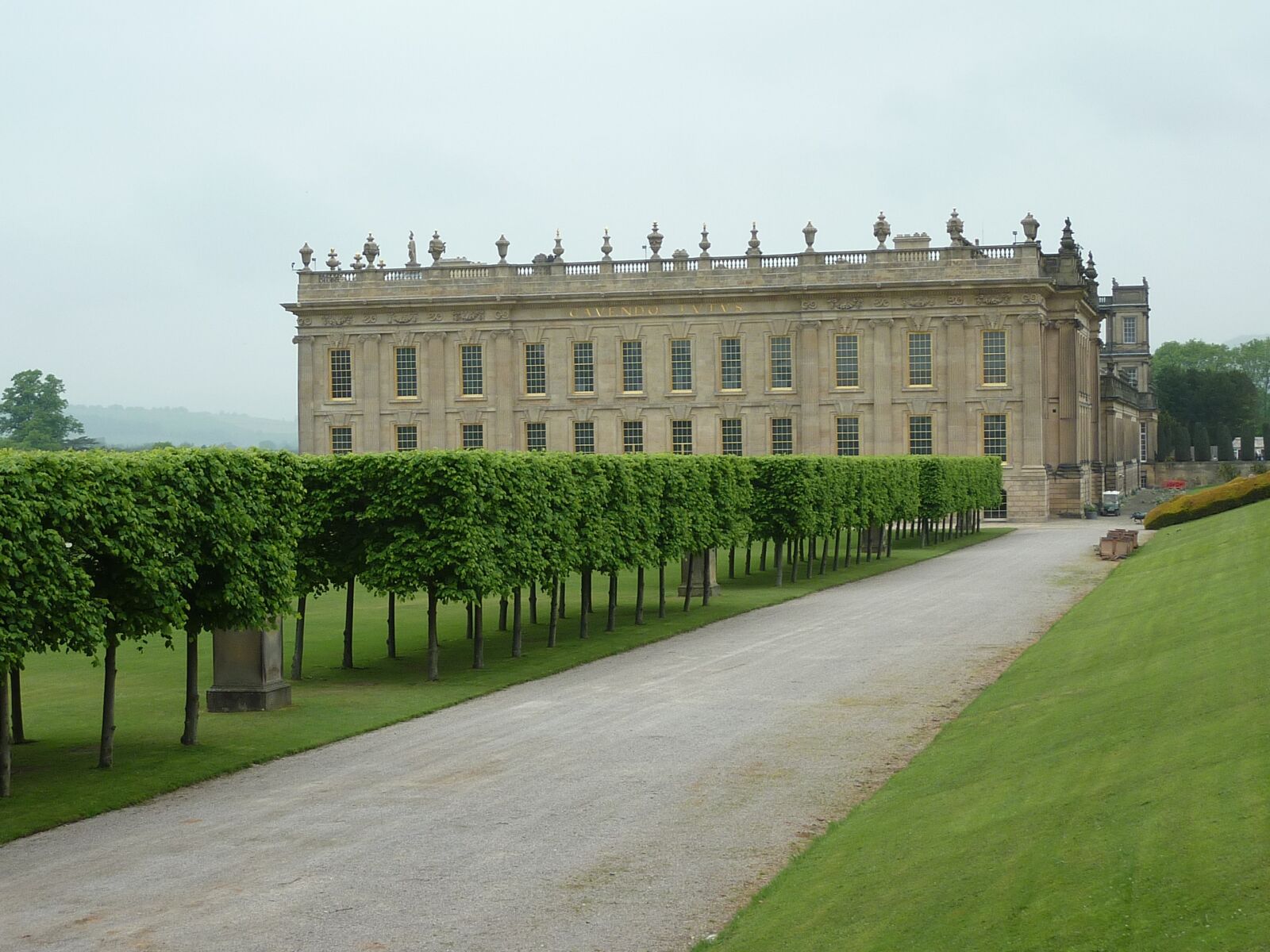 Panasonic DMC-TZ7 sample photo. Chatsworth, house, england photography