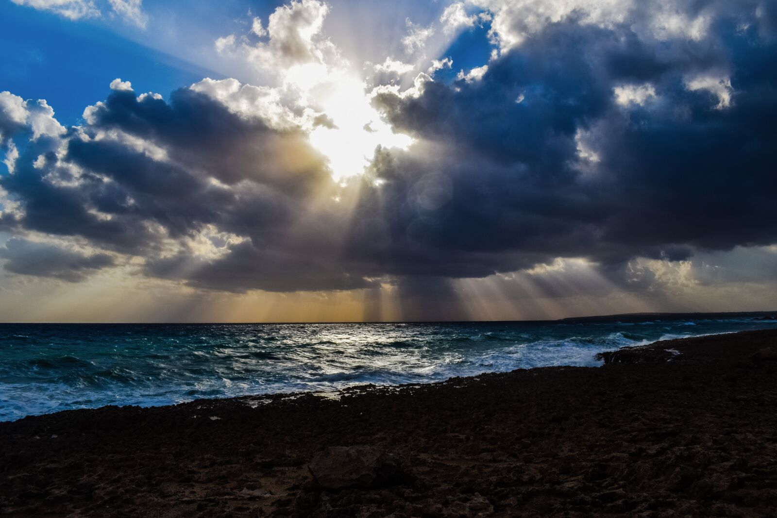 Nikon D3300 sample photo. Waves, storm, clouds photography