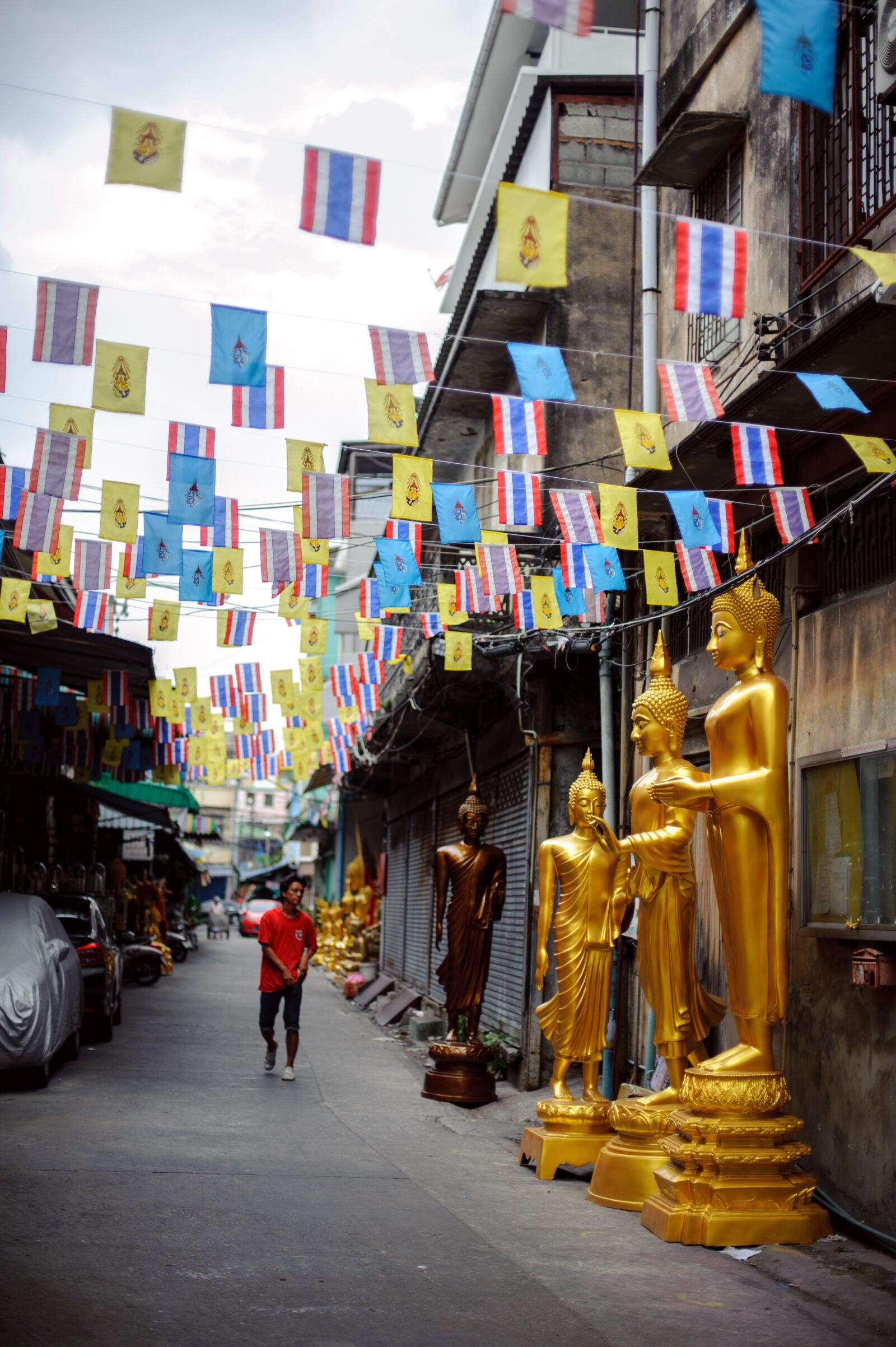 Nikon D700 sample photo. Thailand, street, lane photography